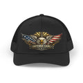 Eagle with American Flag & "Antenna Gang" Mesh Hat