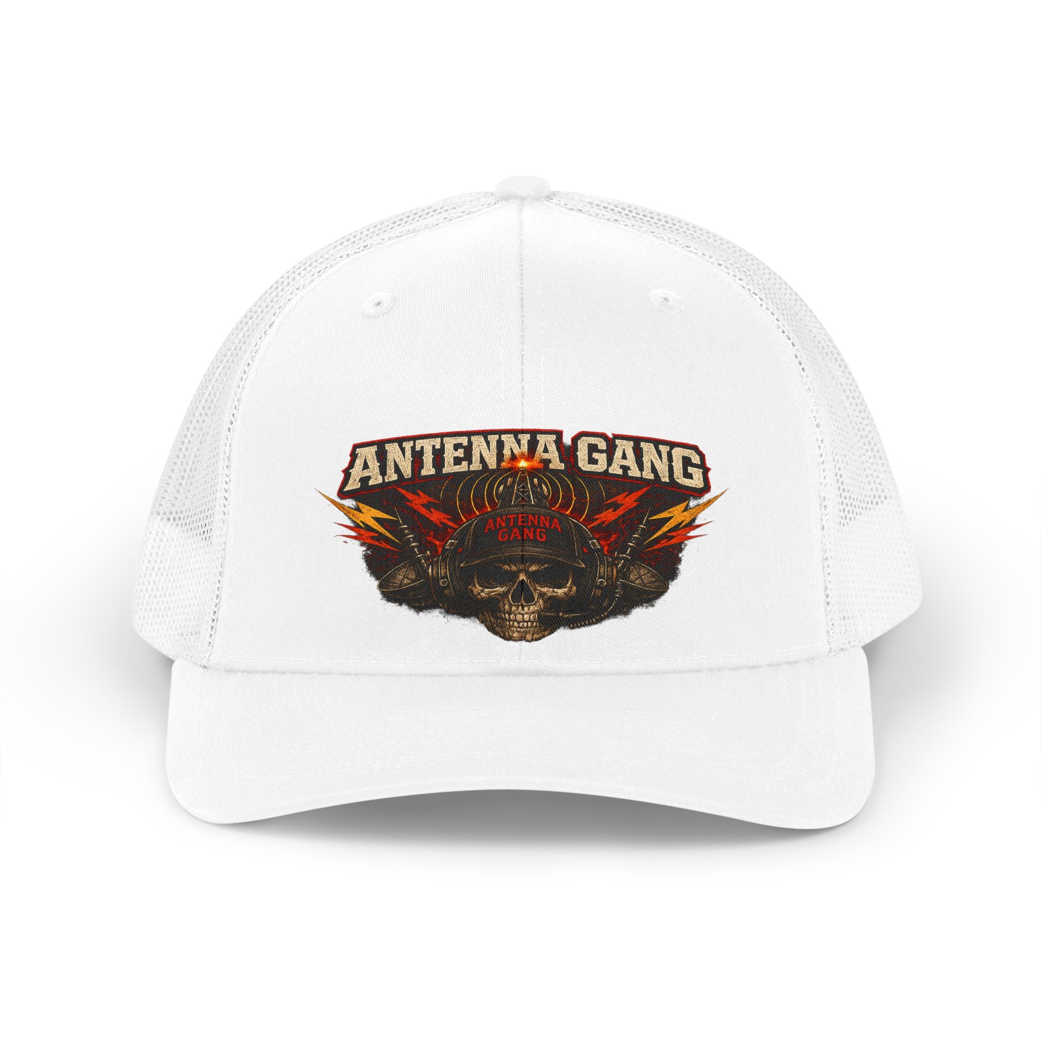 Antenna Gang Skull Mesh Cap