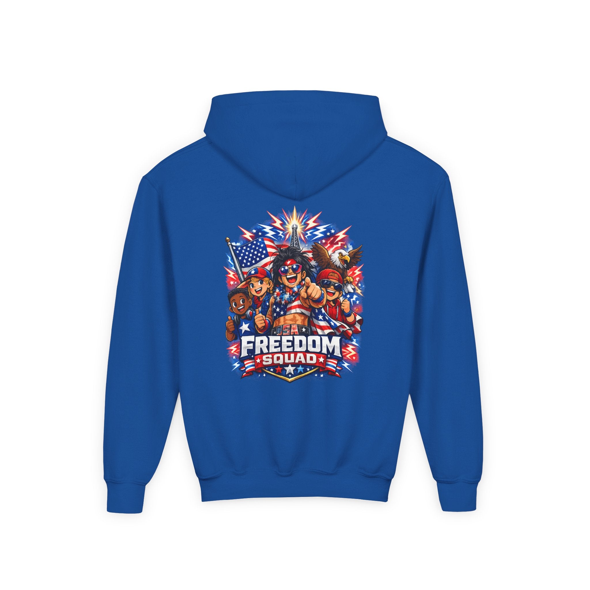 Freedom Squad Patriotic Kids Hoodie