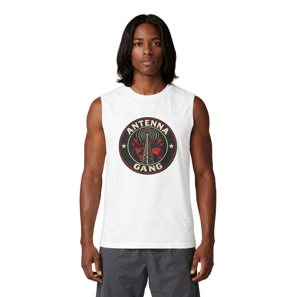 Antenna Gang Radio Tower Muscle Tank