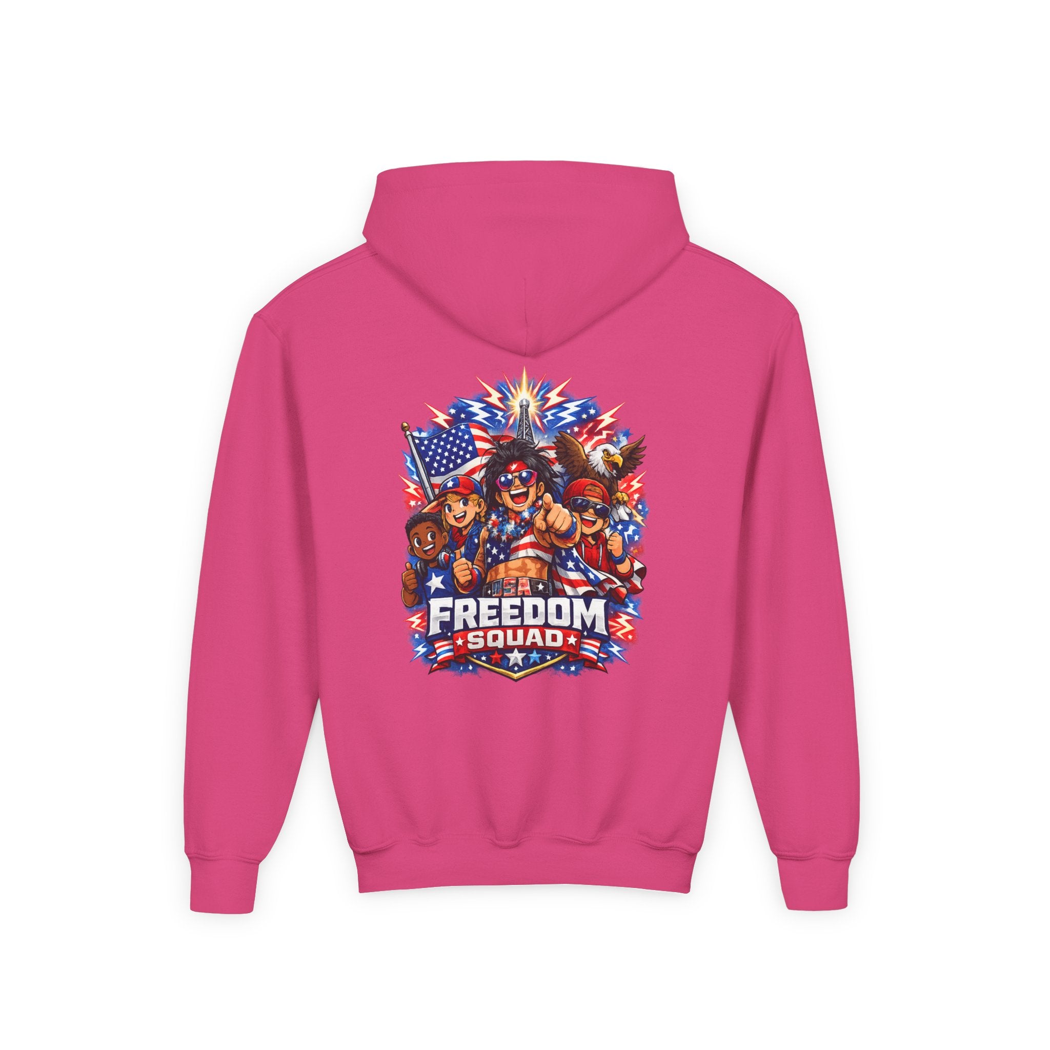 Freedom Squad Patriotic Kids Hoodie