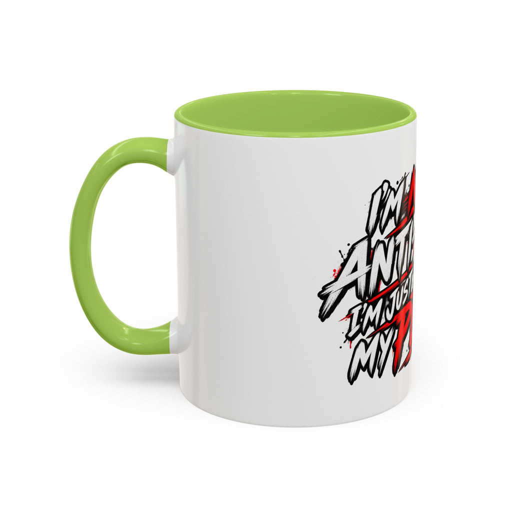 "Not Antisocial, I’m Just Protecting My Peace" Coffee Mug