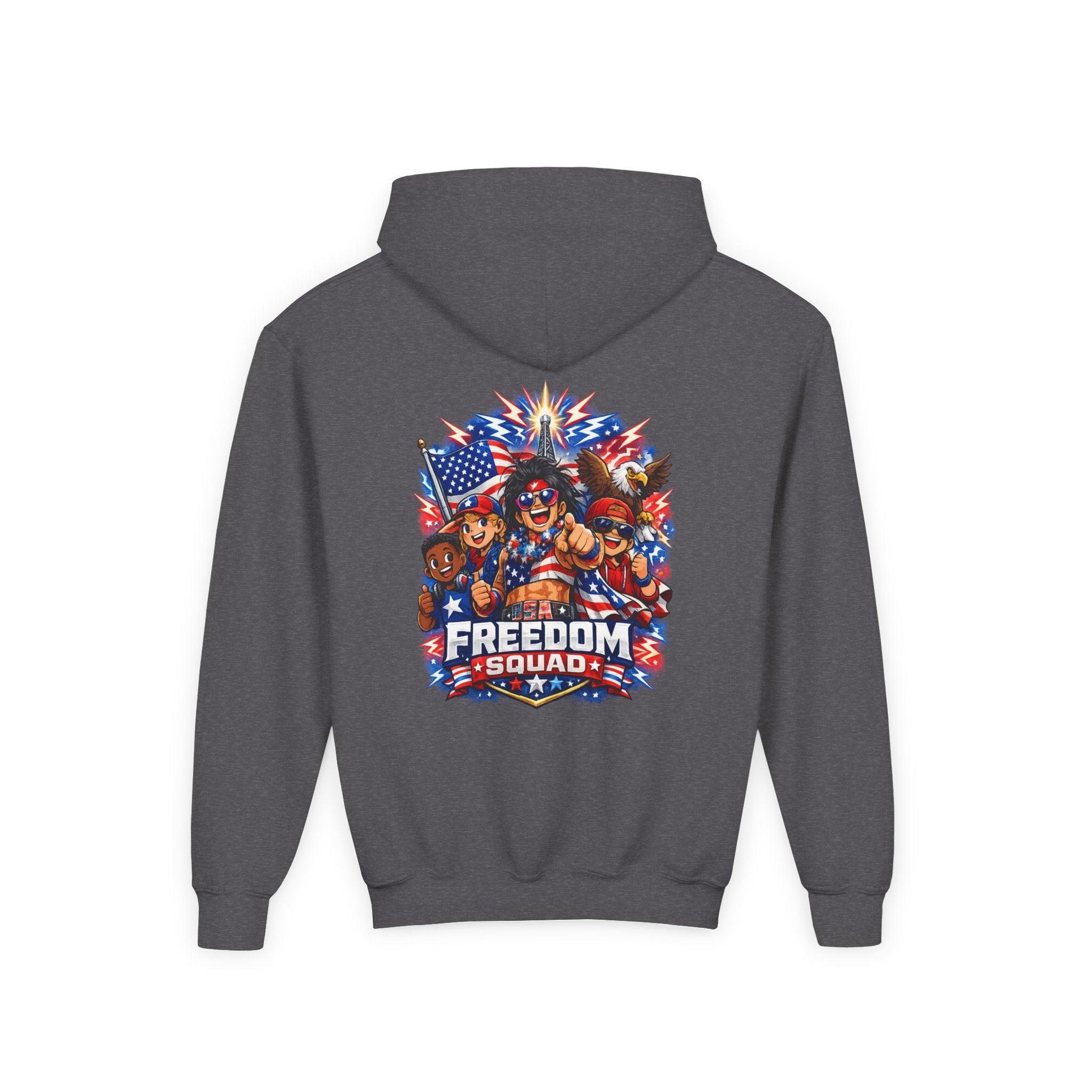 Freedom Squad Patriotic Kids Hoodie
