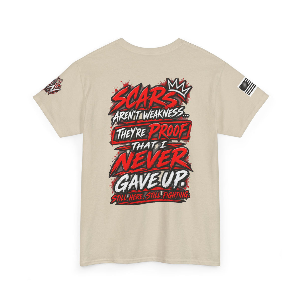 Scars Aren't Weakness Tee — Inspirational Men's/Women's Motivational T-Shirt