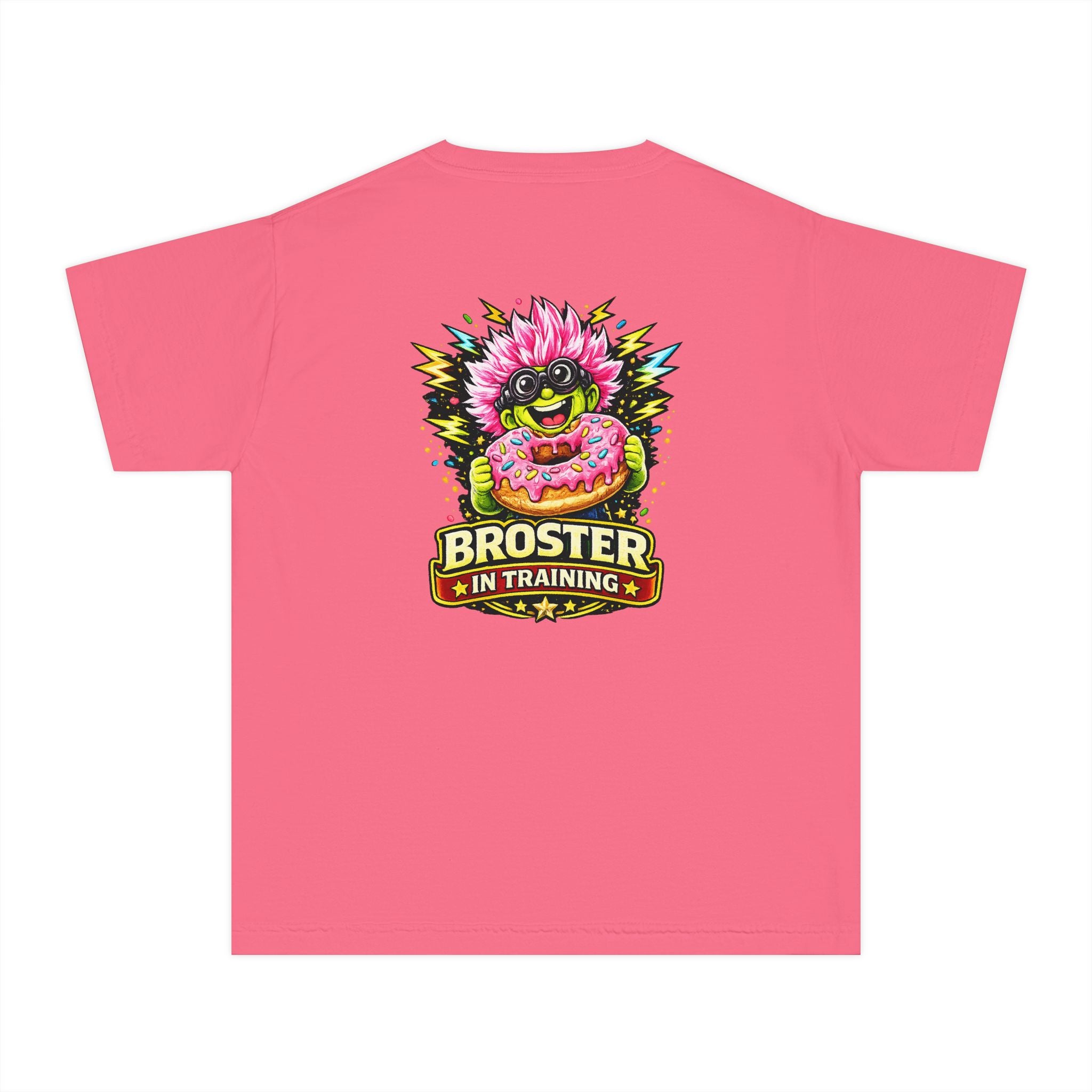 "Broster In Training" Cute Monster Donut Youth T-Shirt