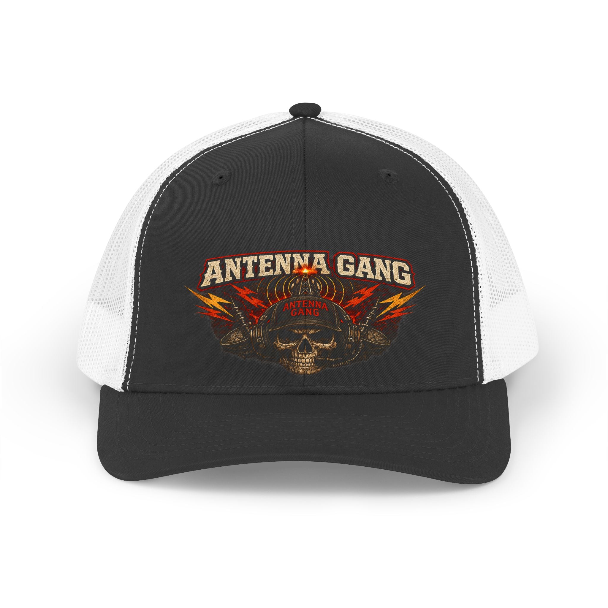 Antenna Gang Skull Mesh Cap