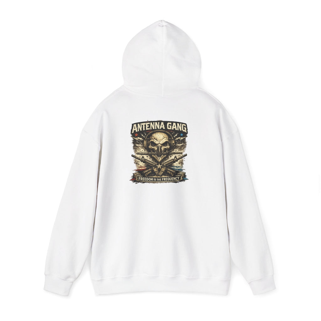 Antenna Gang Skull & Crossed Rifles Hoodie