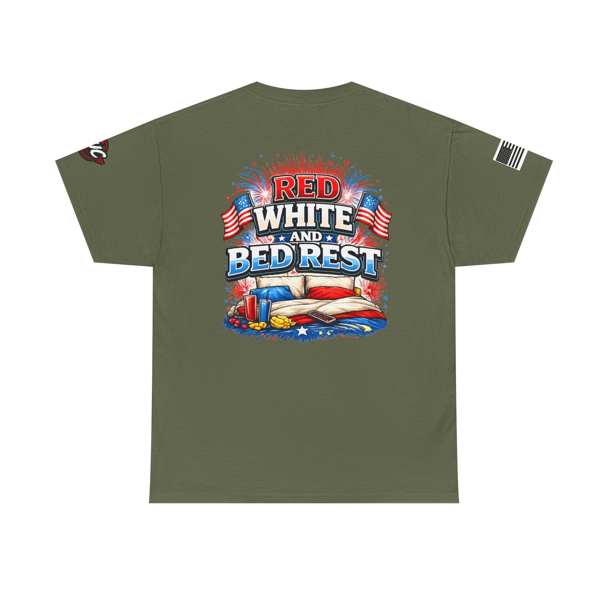 Patriotic 'Red White and Bed Rest' T-Shirt