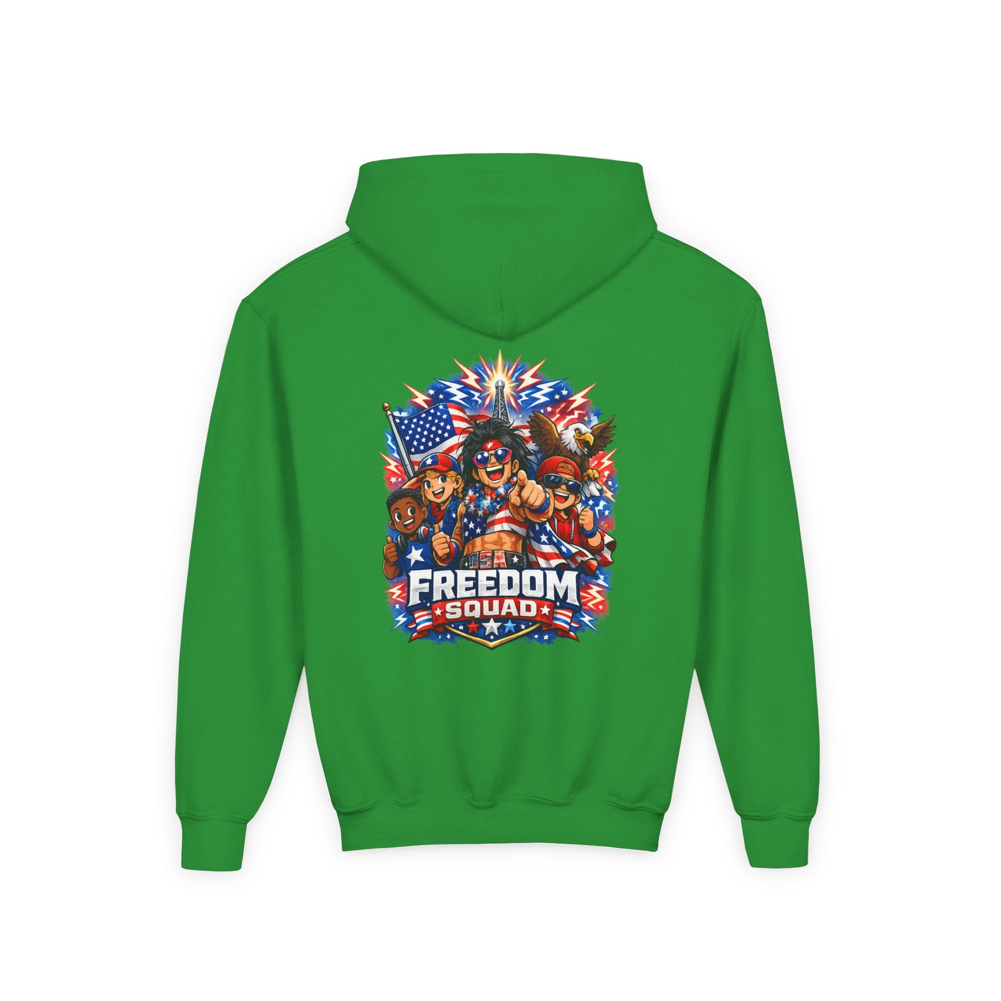 Freedom Squad Patriotic Kids Hoodie