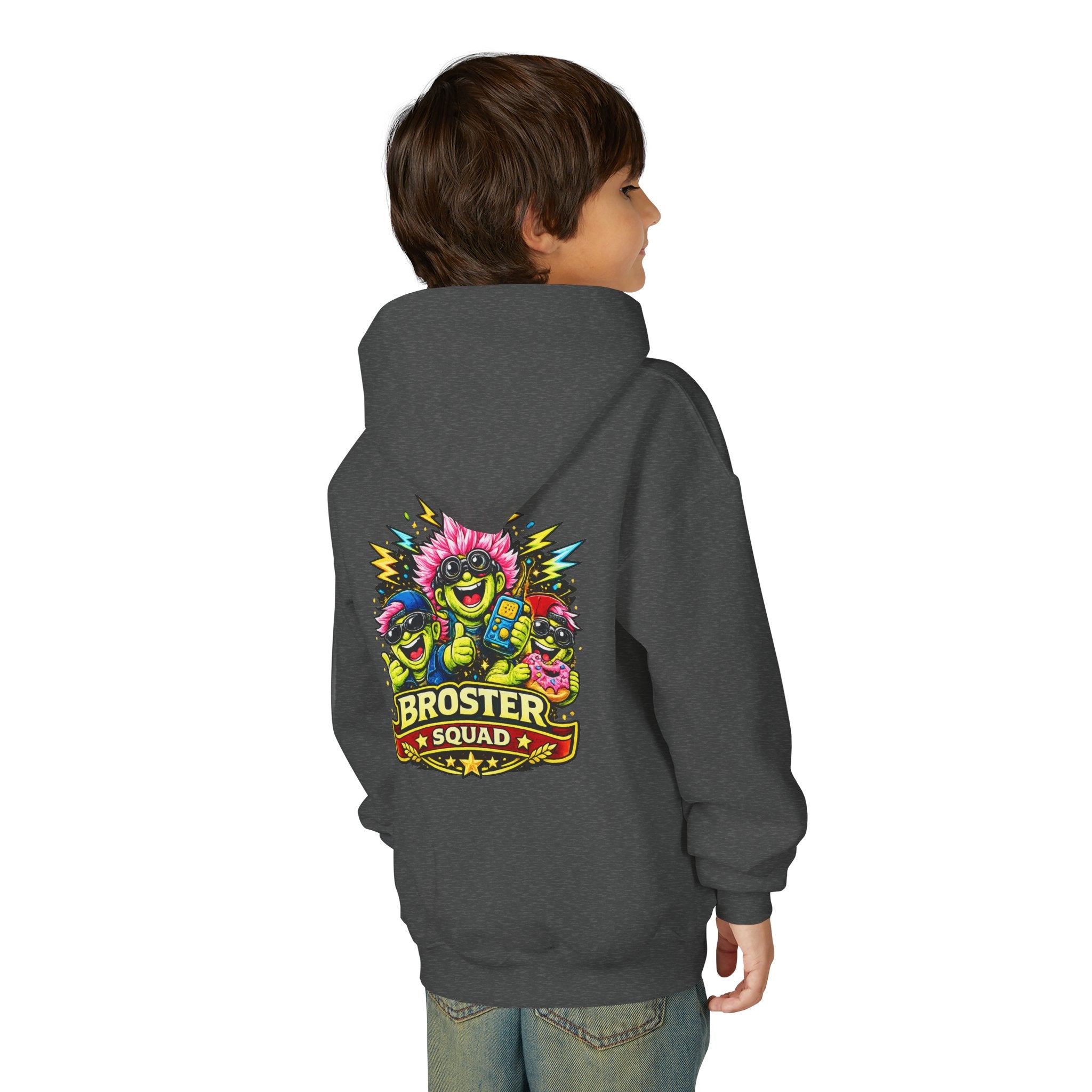 Broster Squad Neon Youth Hoodie