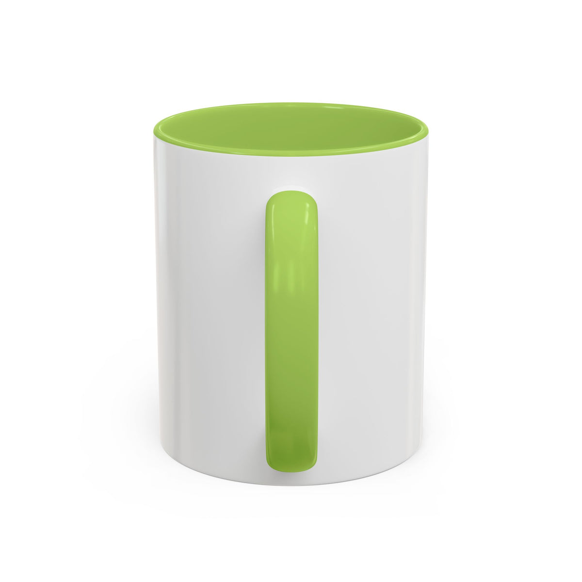 'I Prefer Animals' Accent Coffee Mug