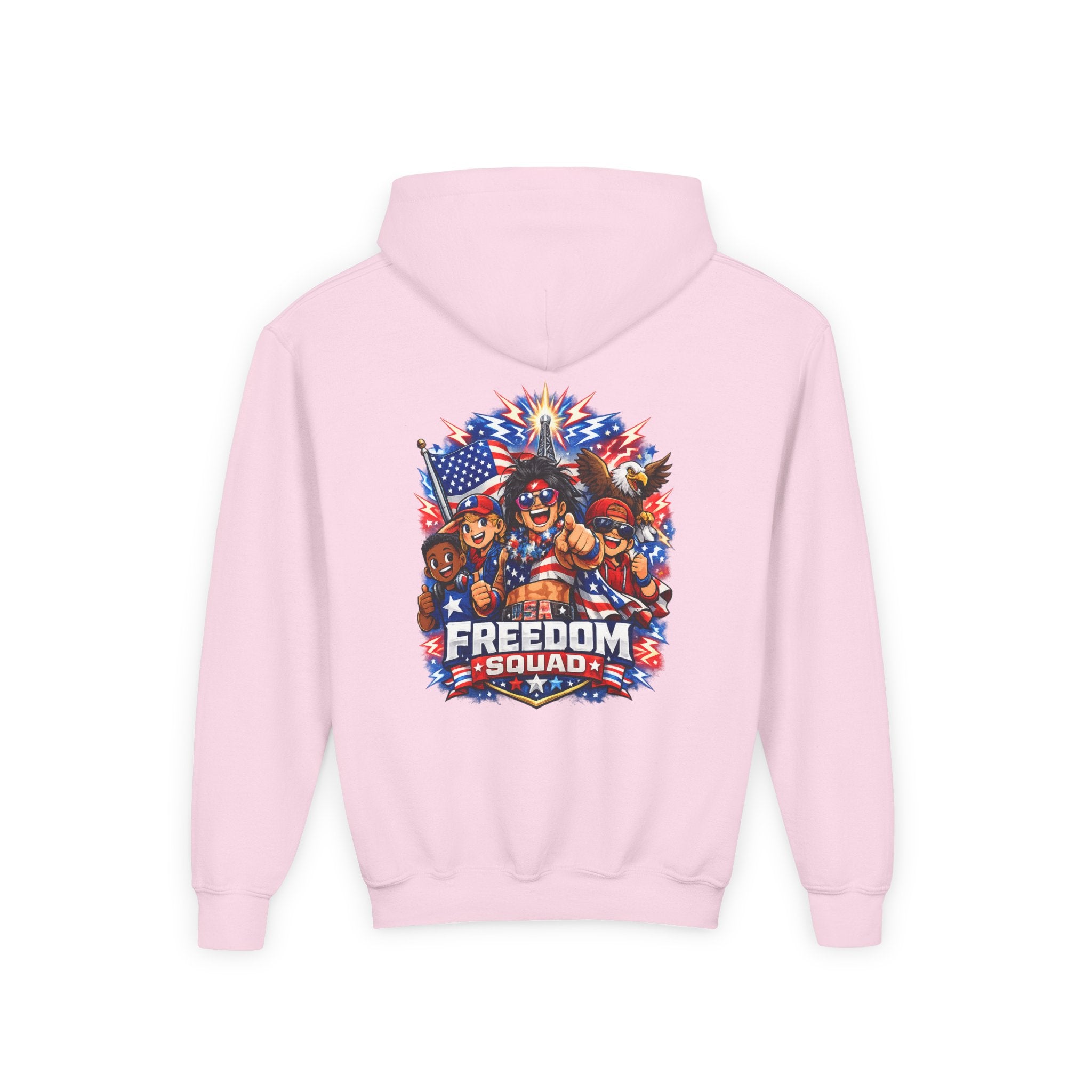 Freedom Squad Patriotic Kids Hoodie