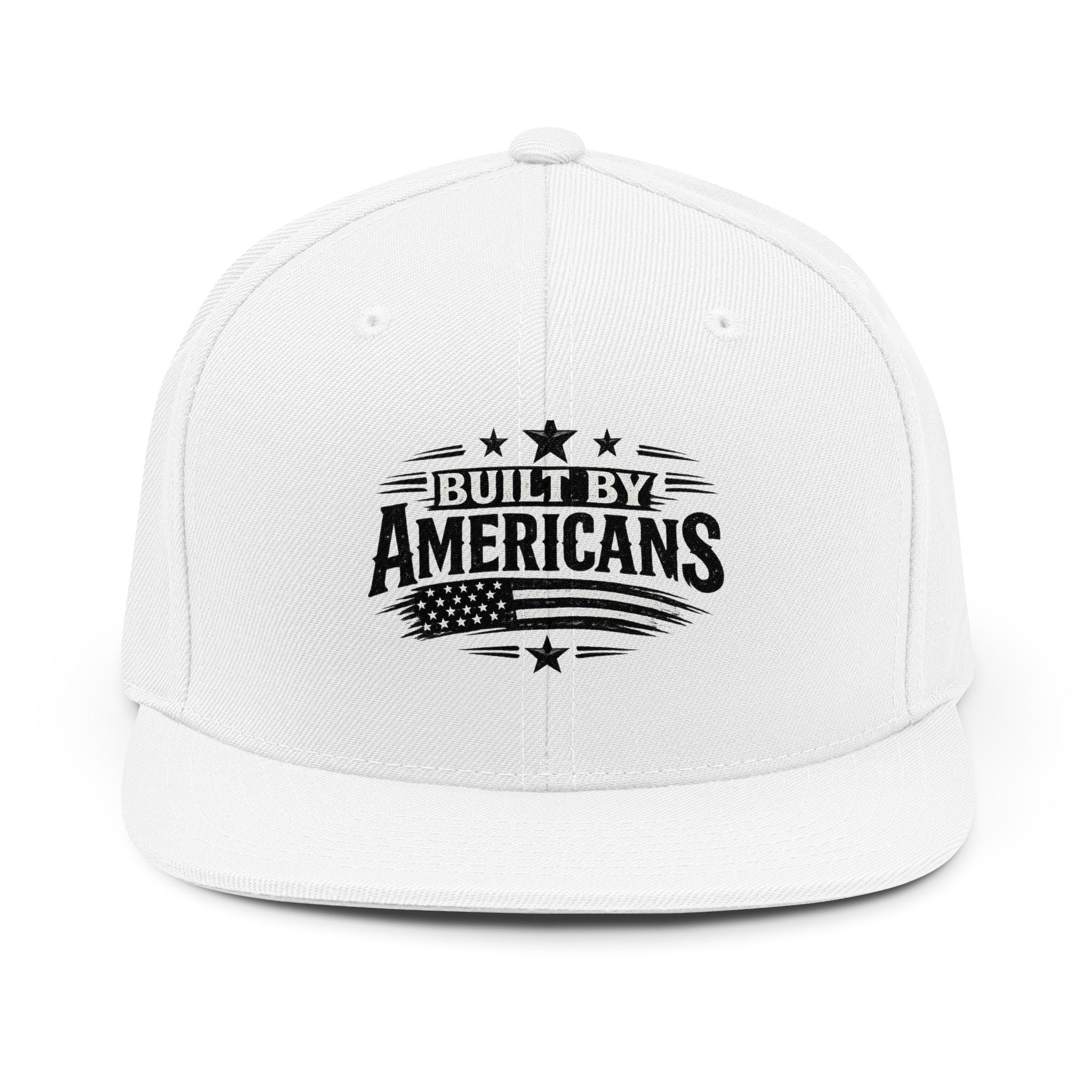 Built By Americans Snapback Hat