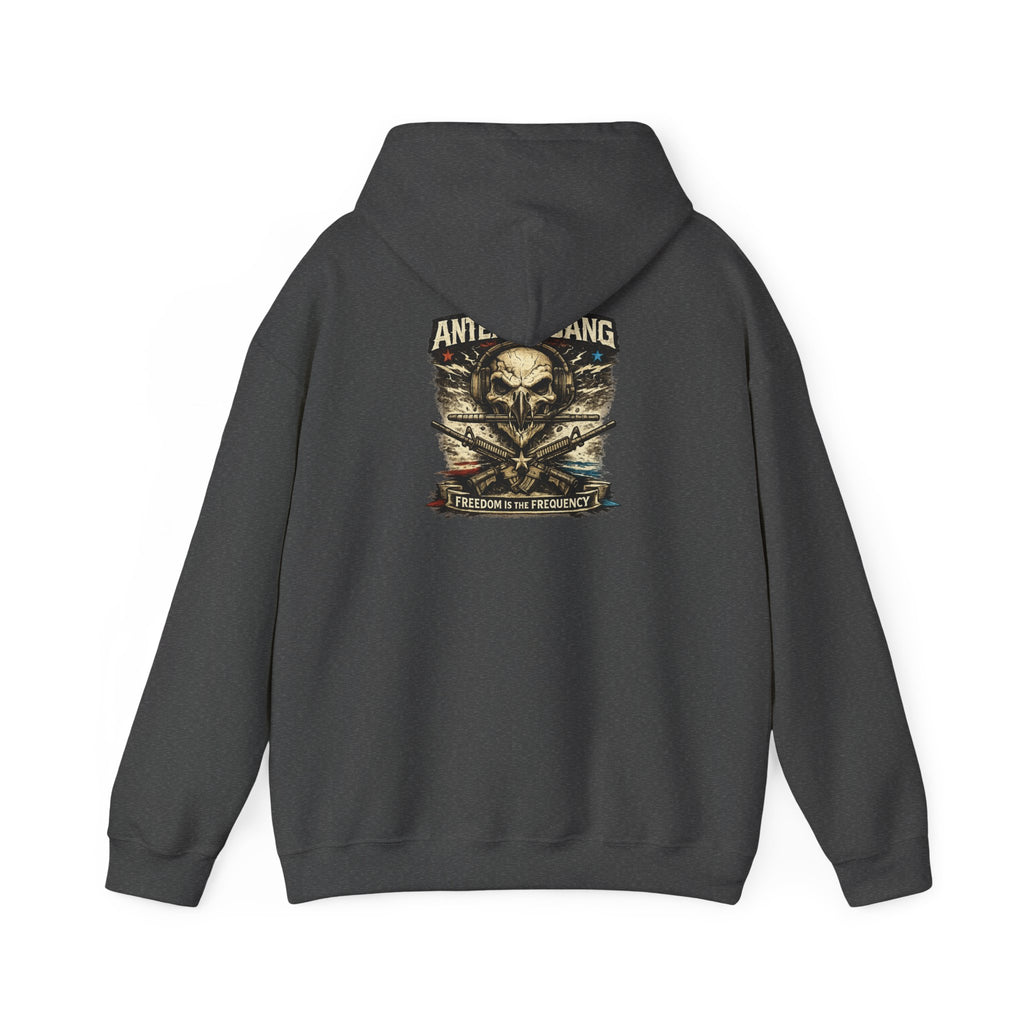 Antenna Gang Skull & Crossed Rifles Hoodie