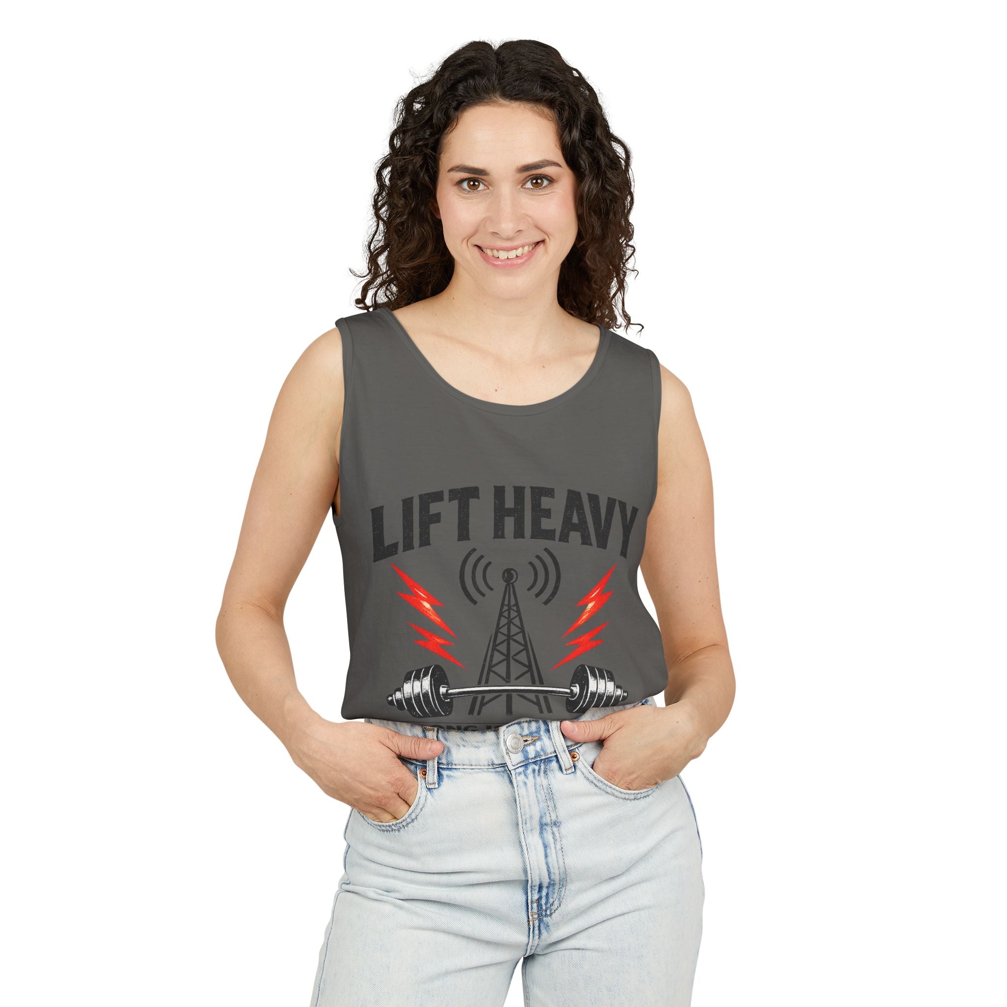 "Lift Heavy, Strong Is The Goal" Tank Top