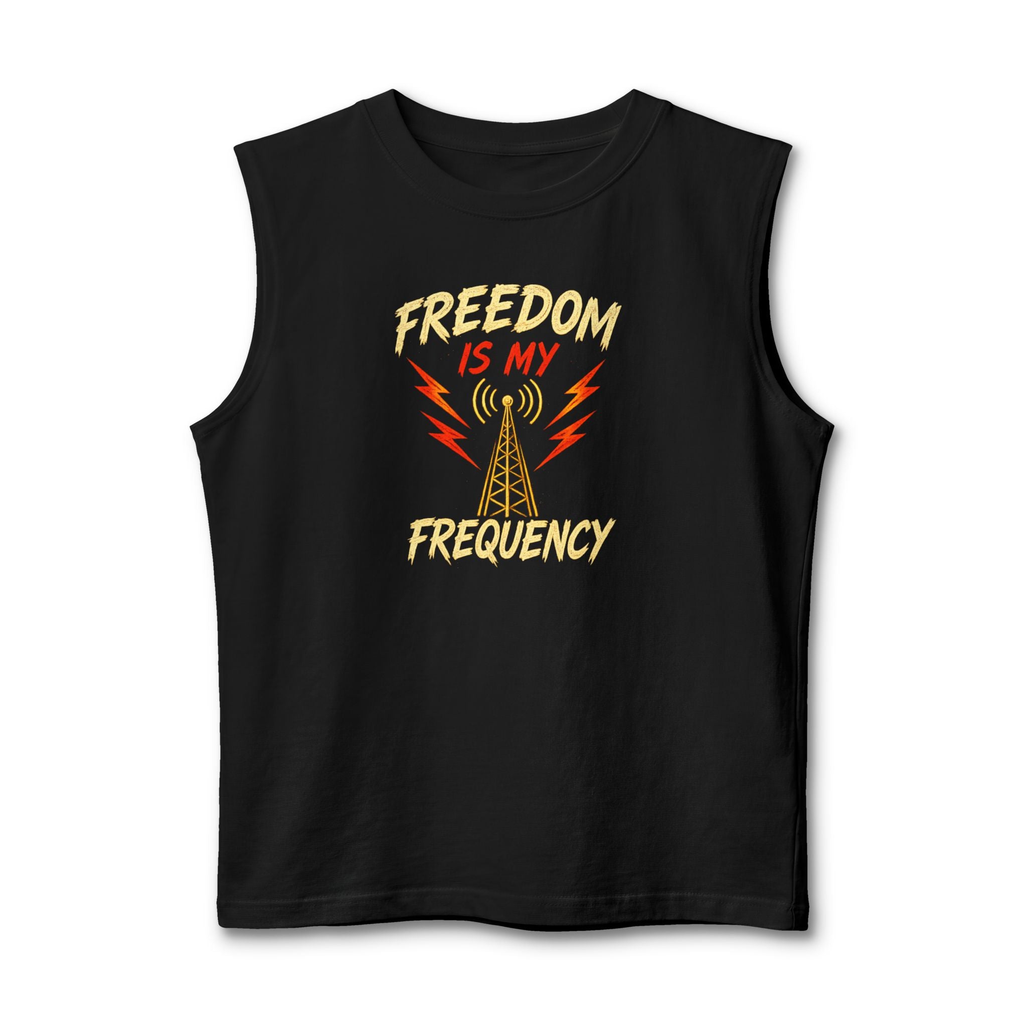 Freedom Is My Frequency Muscle Tank