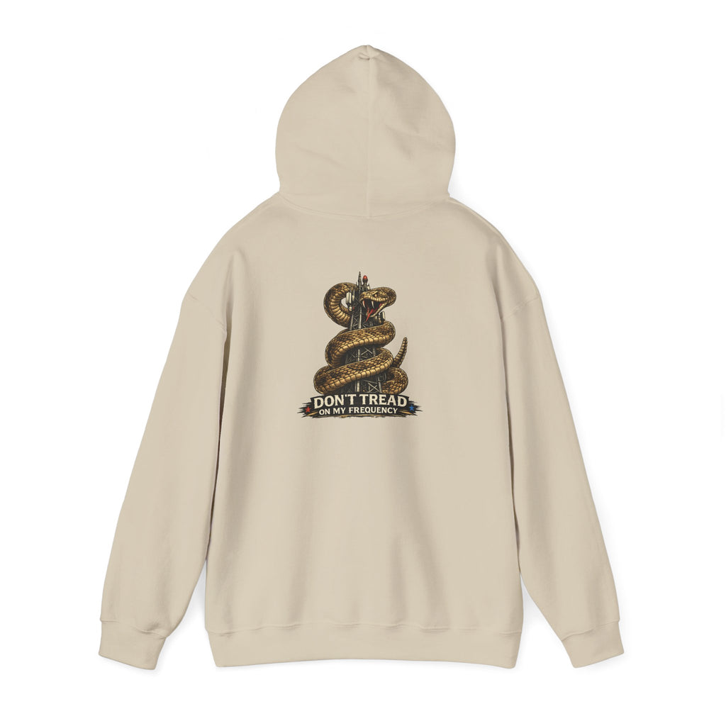 Hoodie — 'Don't Tread On My Freedoms' Coiled Snake Graphic Hoodie