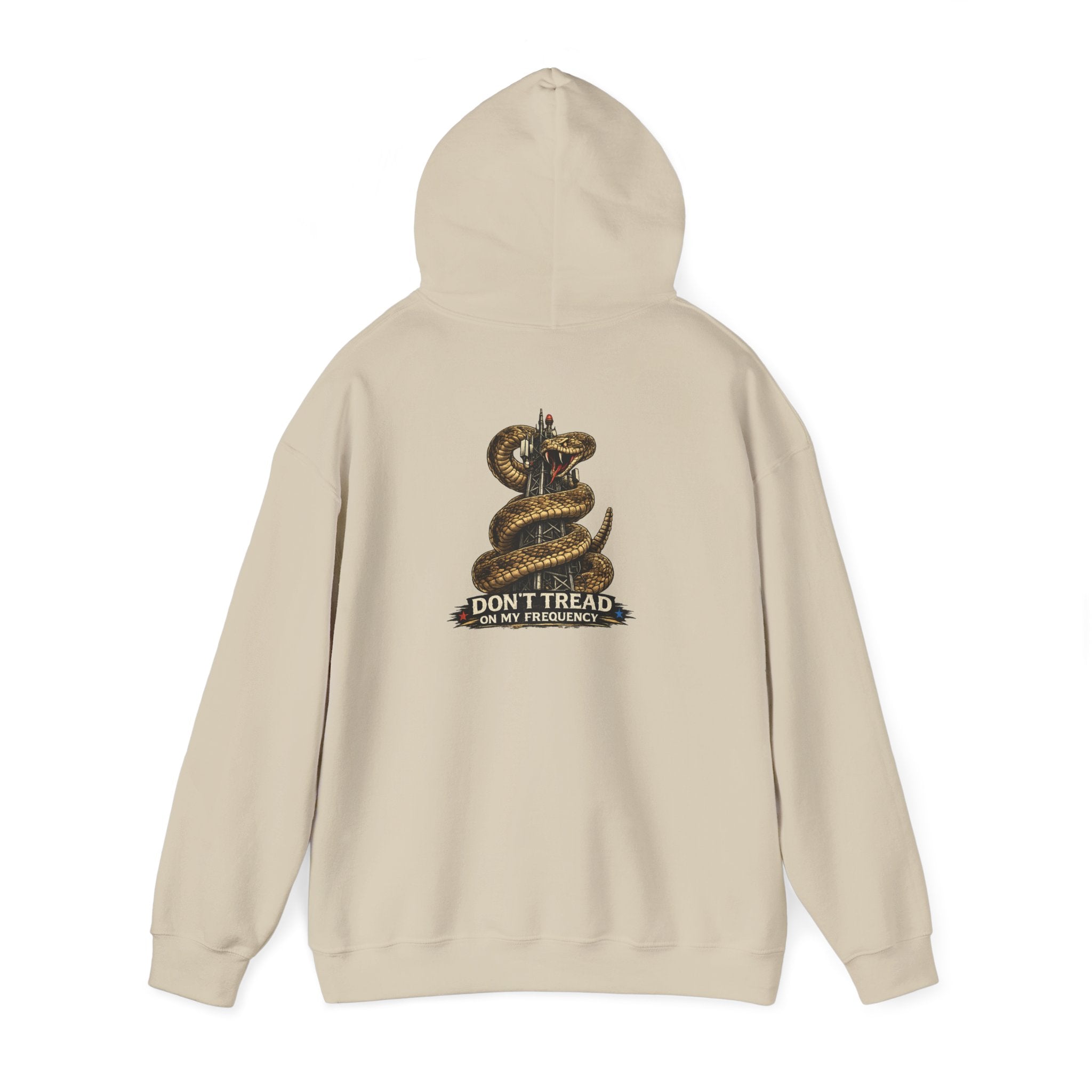 Hoodie — 'Don't Tread On My Freedoms' Coiled Snake Graphic Hoodie