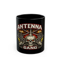 Antenna Gang Black Ceramic Mug