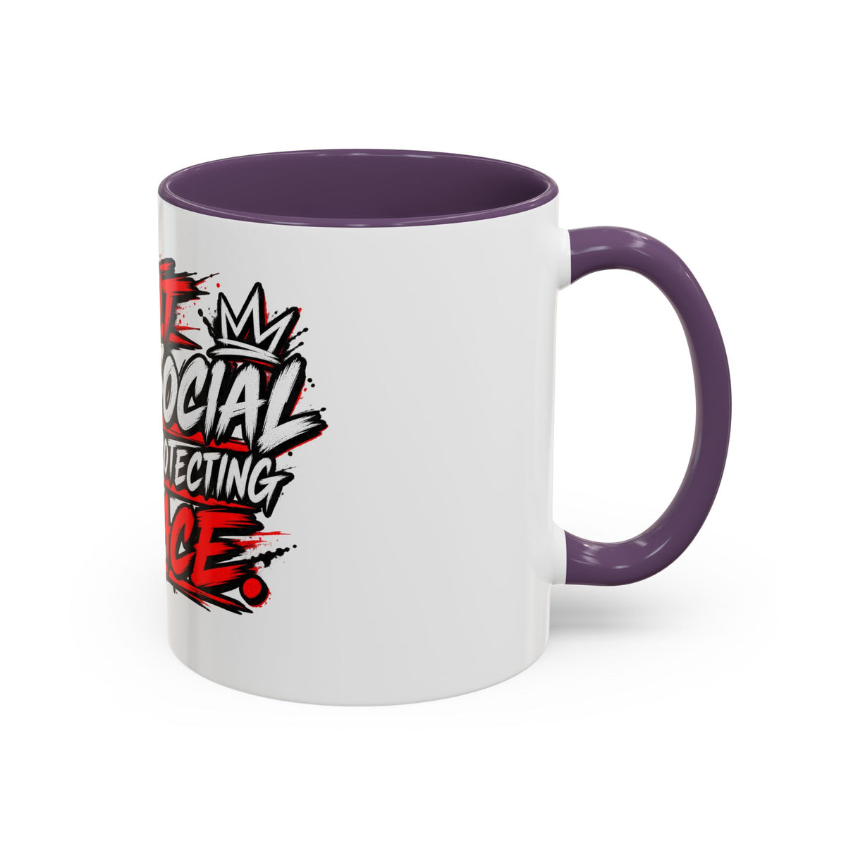 "Not Antisocial, I’m Just Protecting My Peace" Coffee Mug