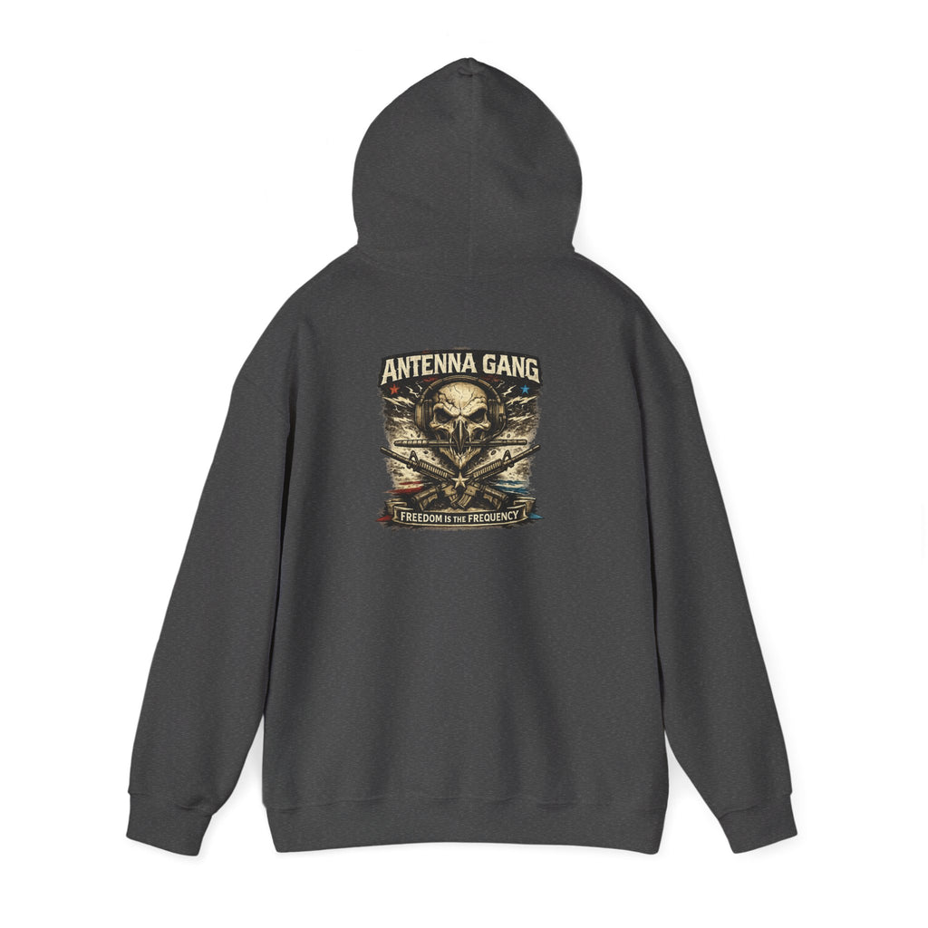 Antenna Gang Skull & Crossed Rifles Hoodie