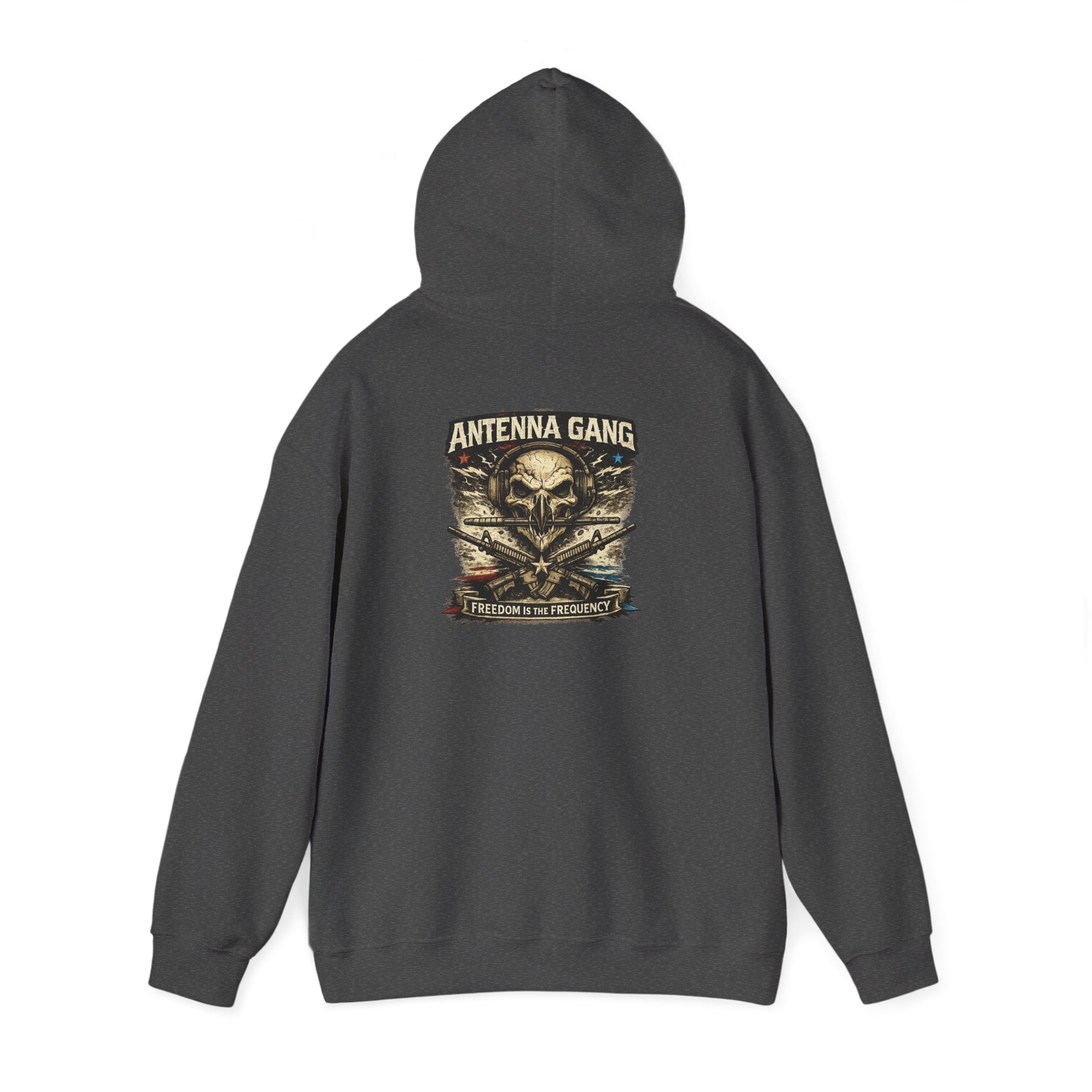 Antenna Gang Skull & Crossed Rifles Hoodie