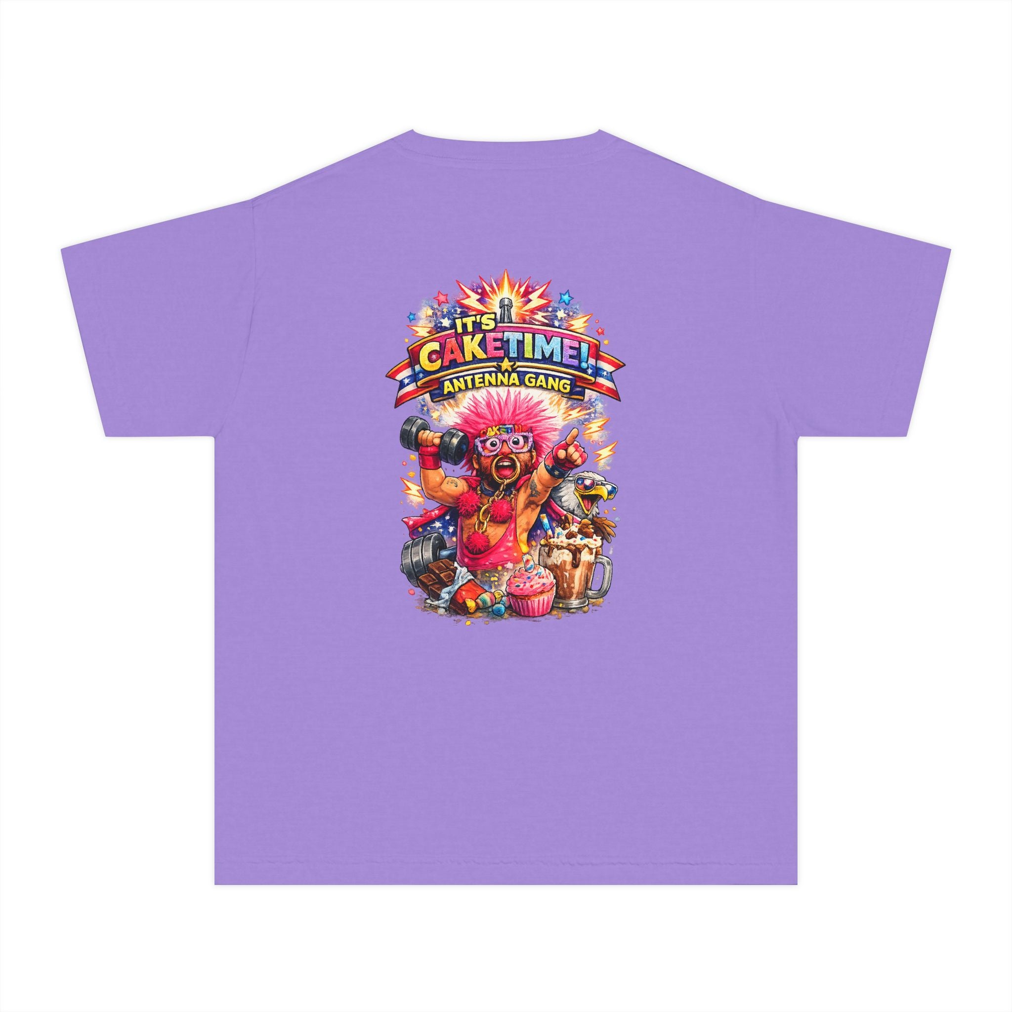 Antenna Gang Colorful 'Cake Time!' T-Shirt For Kids