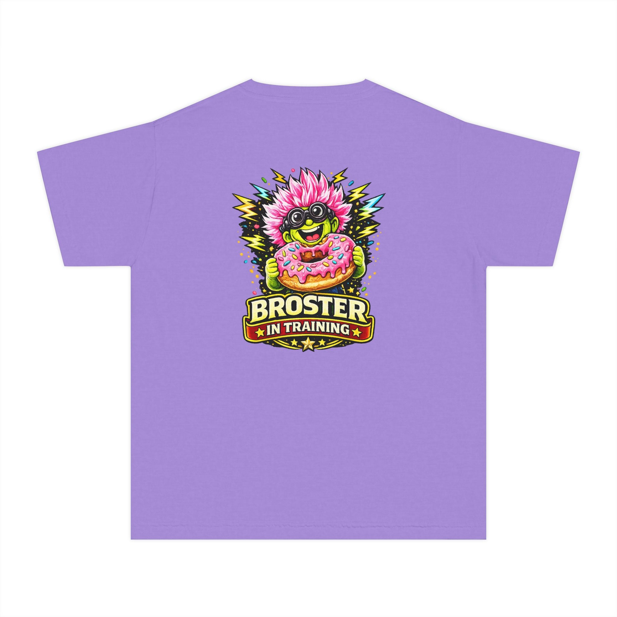 "Broster In Training" Cute Monster Donut Youth T-Shirt