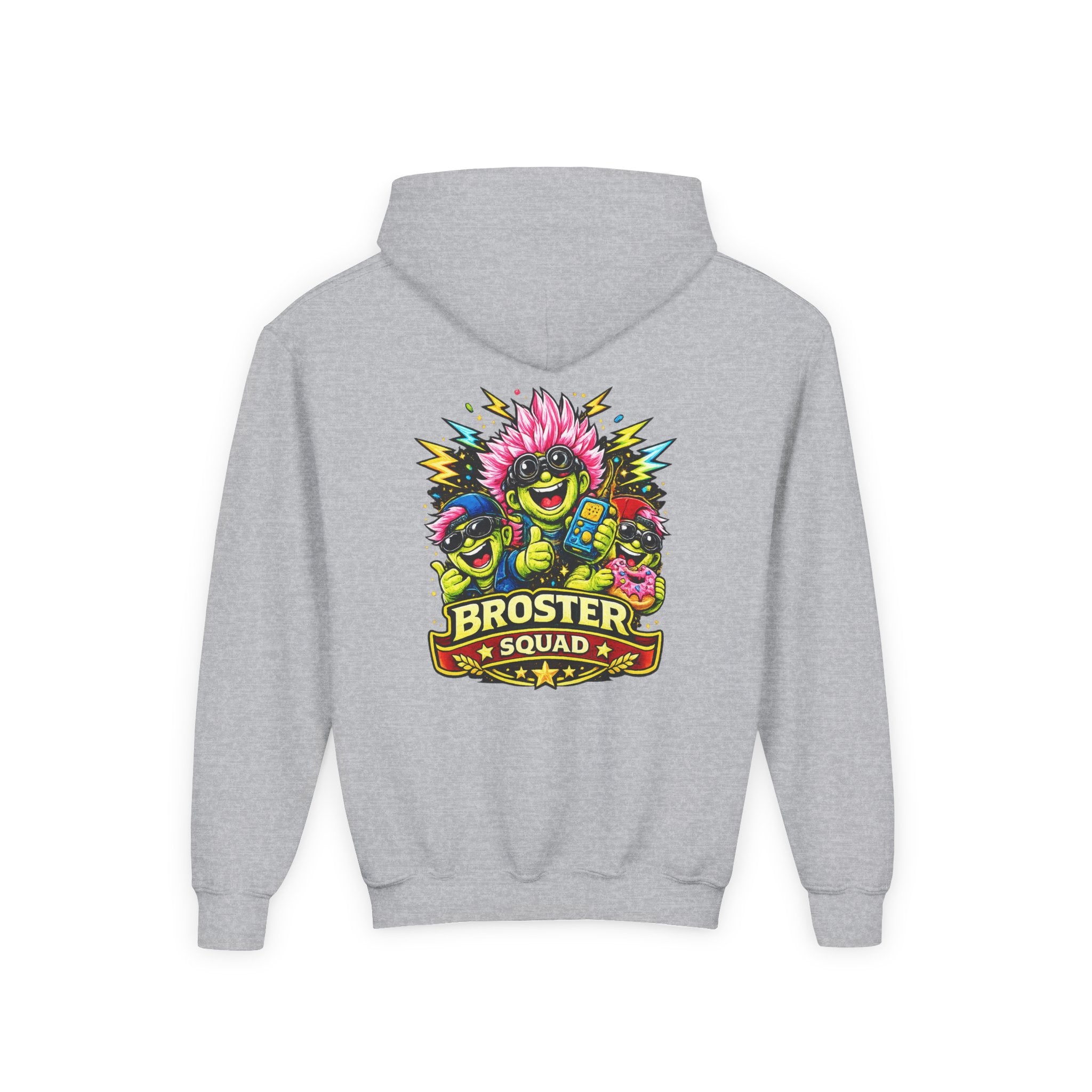 Broster Squad Neon Youth Hoodie