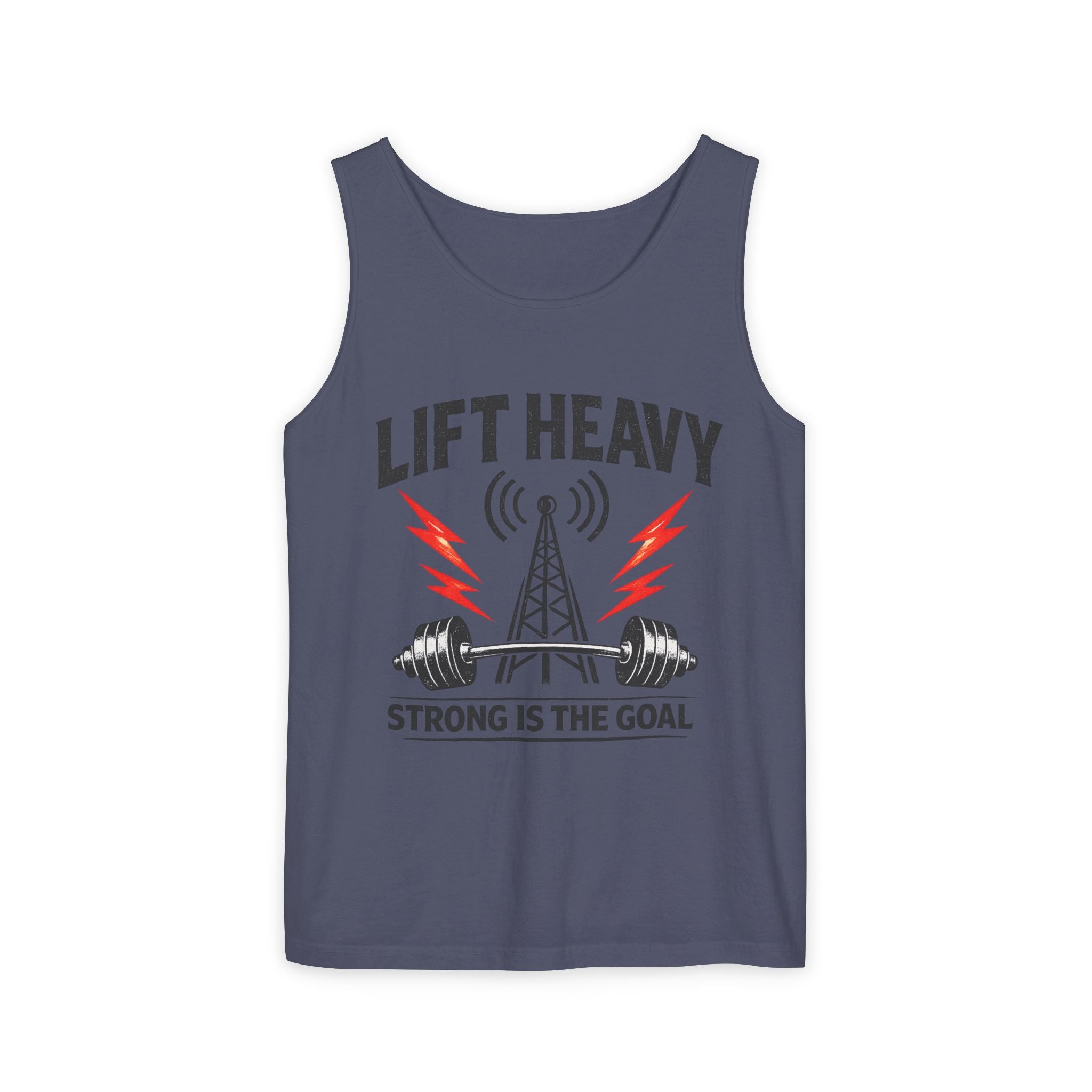 "Lift Heavy, Strong Is The Goal" Tank Top