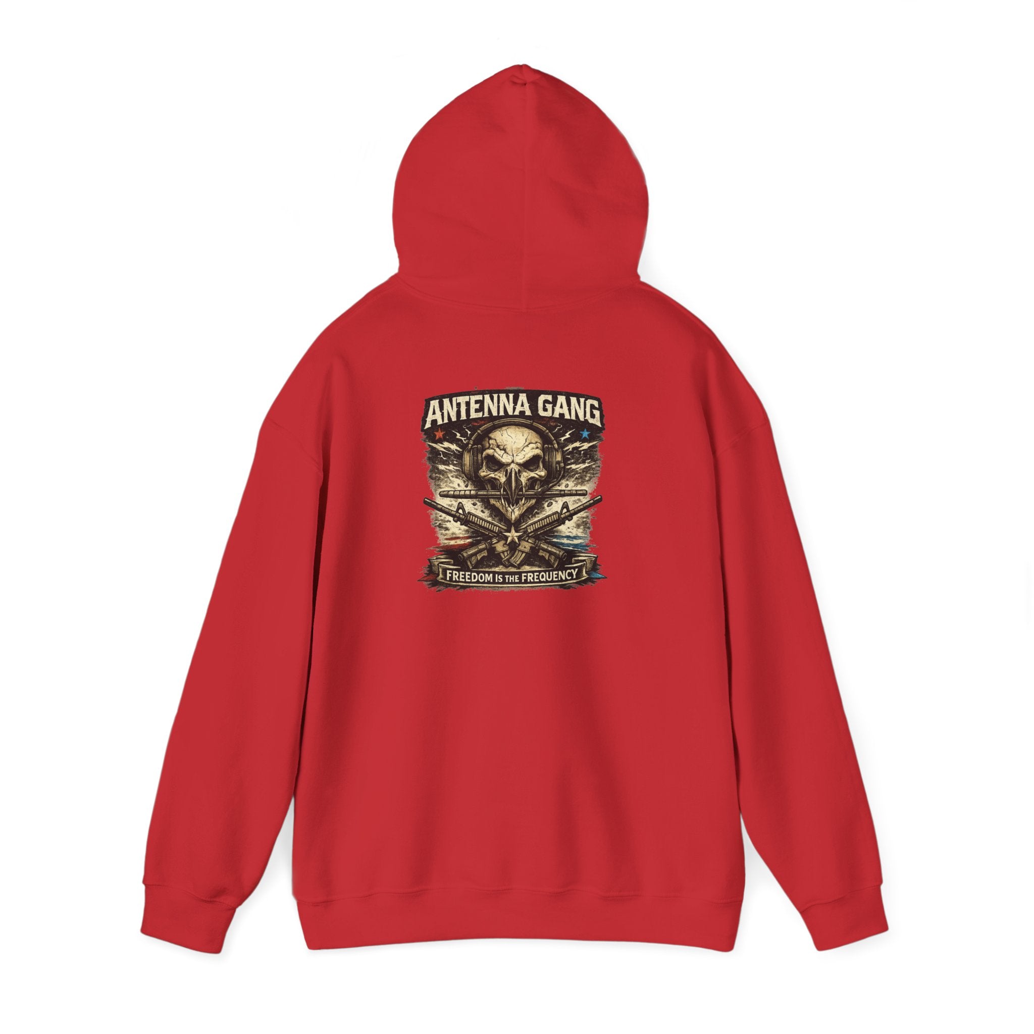 Antenna Gang Skull & Crossed Rifles Hoodie