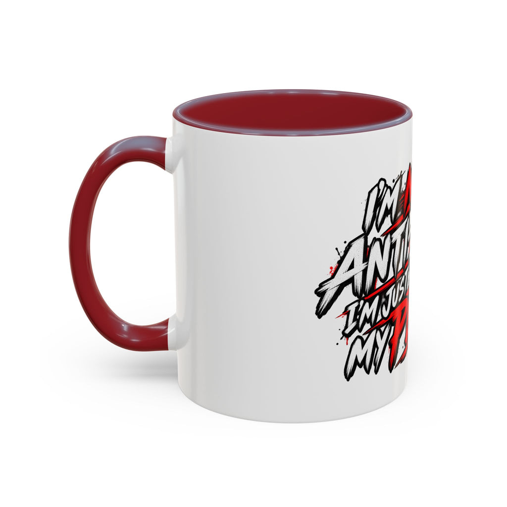 "Not Antisocial, I’m Just Protecting My Peace" Coffee Mug