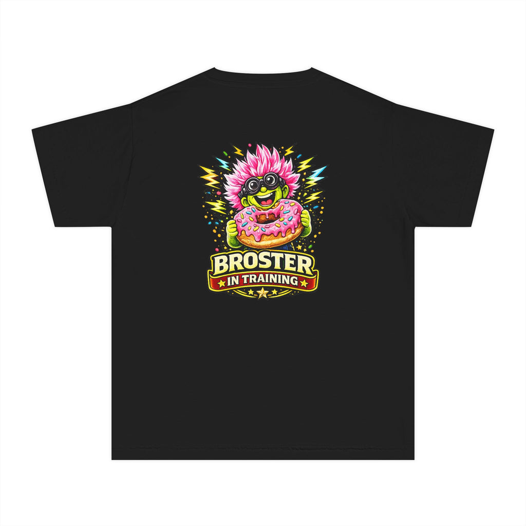 "Broster In Training" Cute Monster Donut Youth T-Shirt