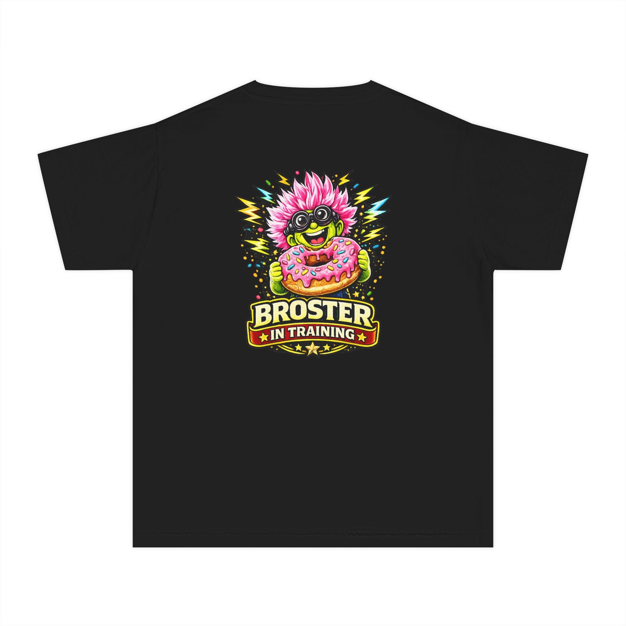 "Broster In Training" Cute Monster Donut Youth T-Shirt