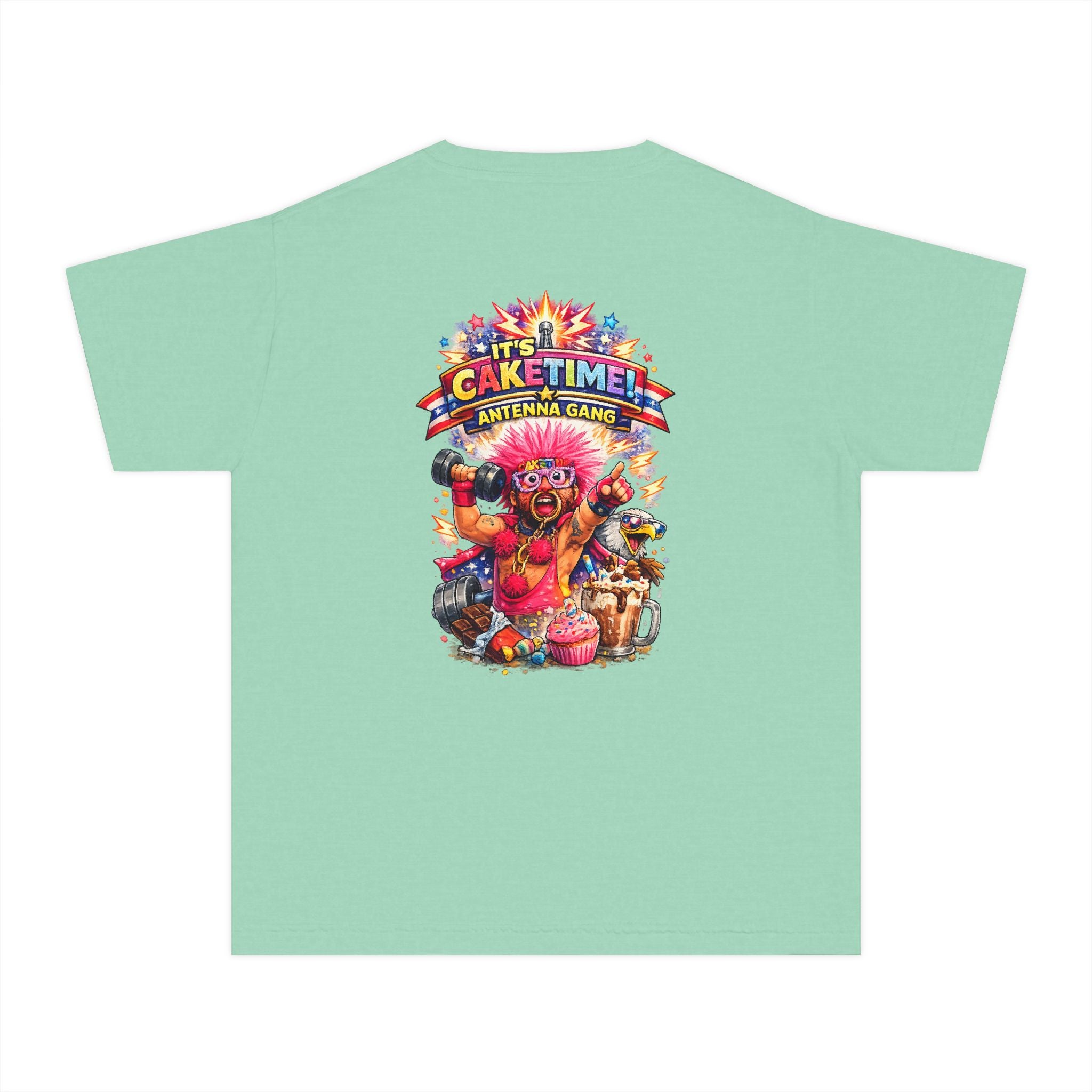 Antenna Gang Colorful 'Cake Time!' T-Shirt For Kids