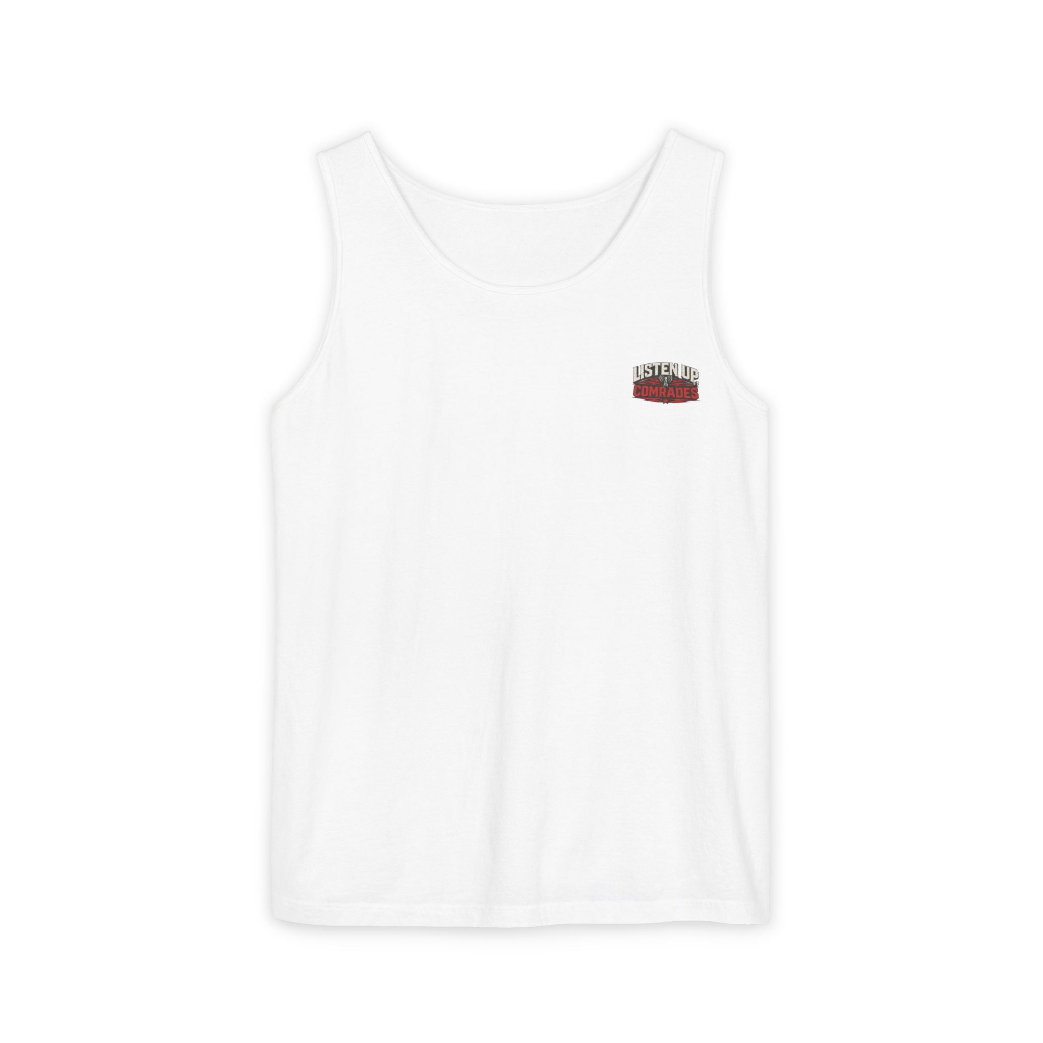 "Don't Tread on My Frequency" Snake Graphic Tank Top