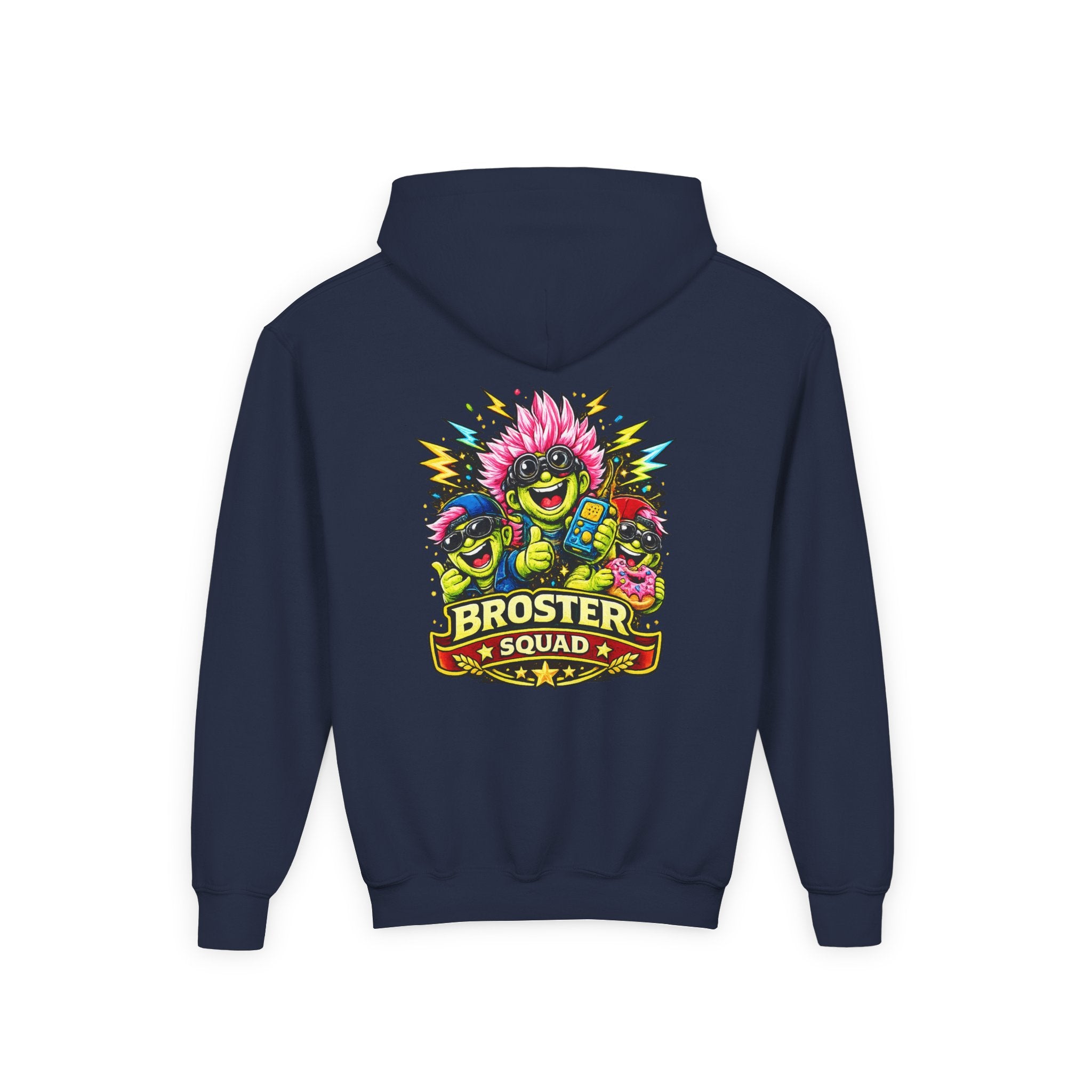 Broster Squad Neon Youth Hoodie