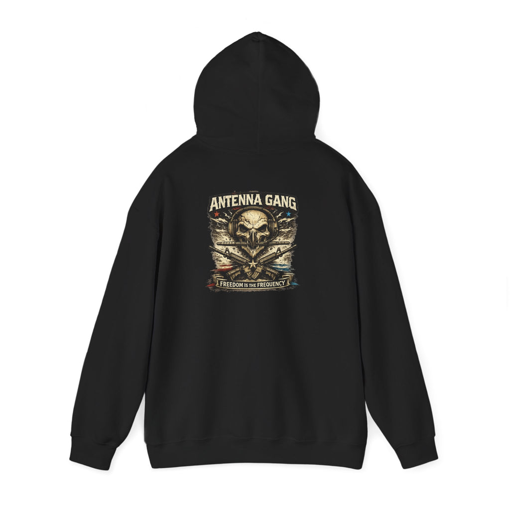 Antenna Gang Skull & Crossed Rifles Hoodie