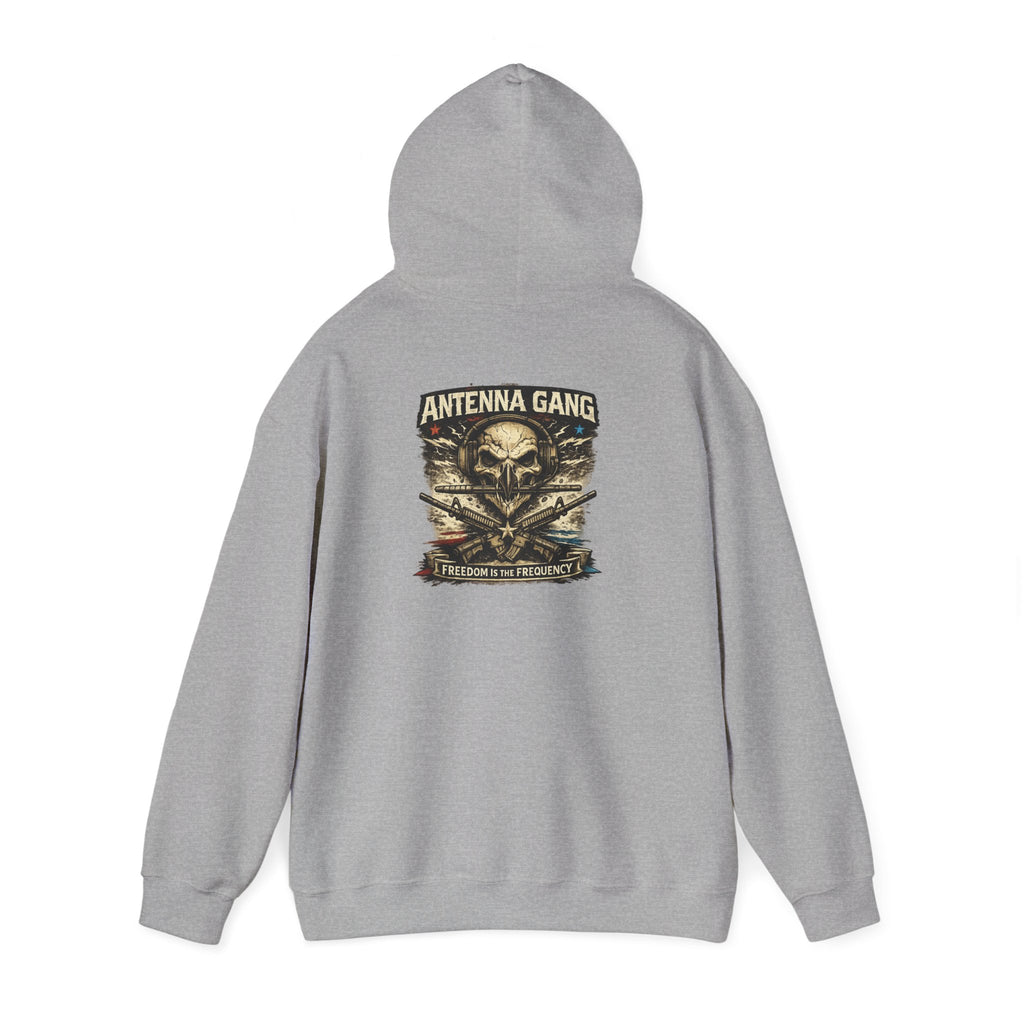 Antenna Gang Skull & Crossed Rifles Hoodie