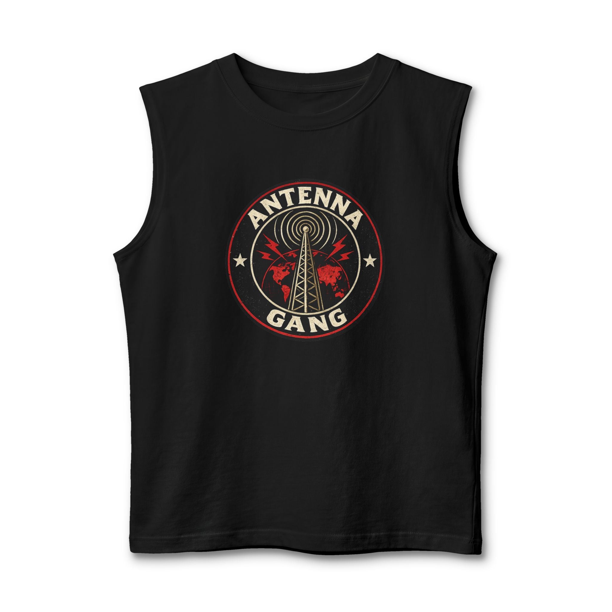 Antenna Gang Radio Tower Muscle Tank