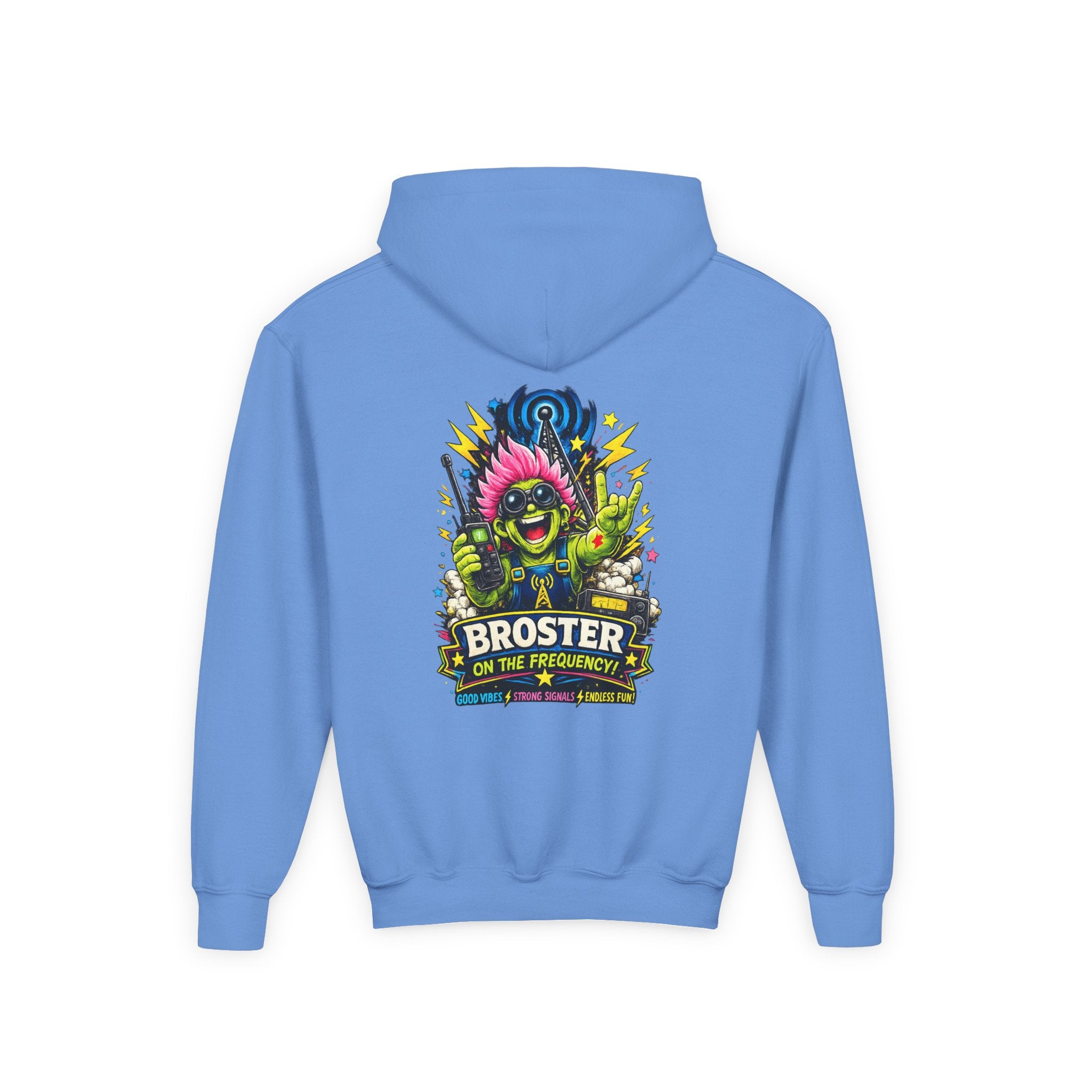 'Broster On The Frequency' Youth Hoodie