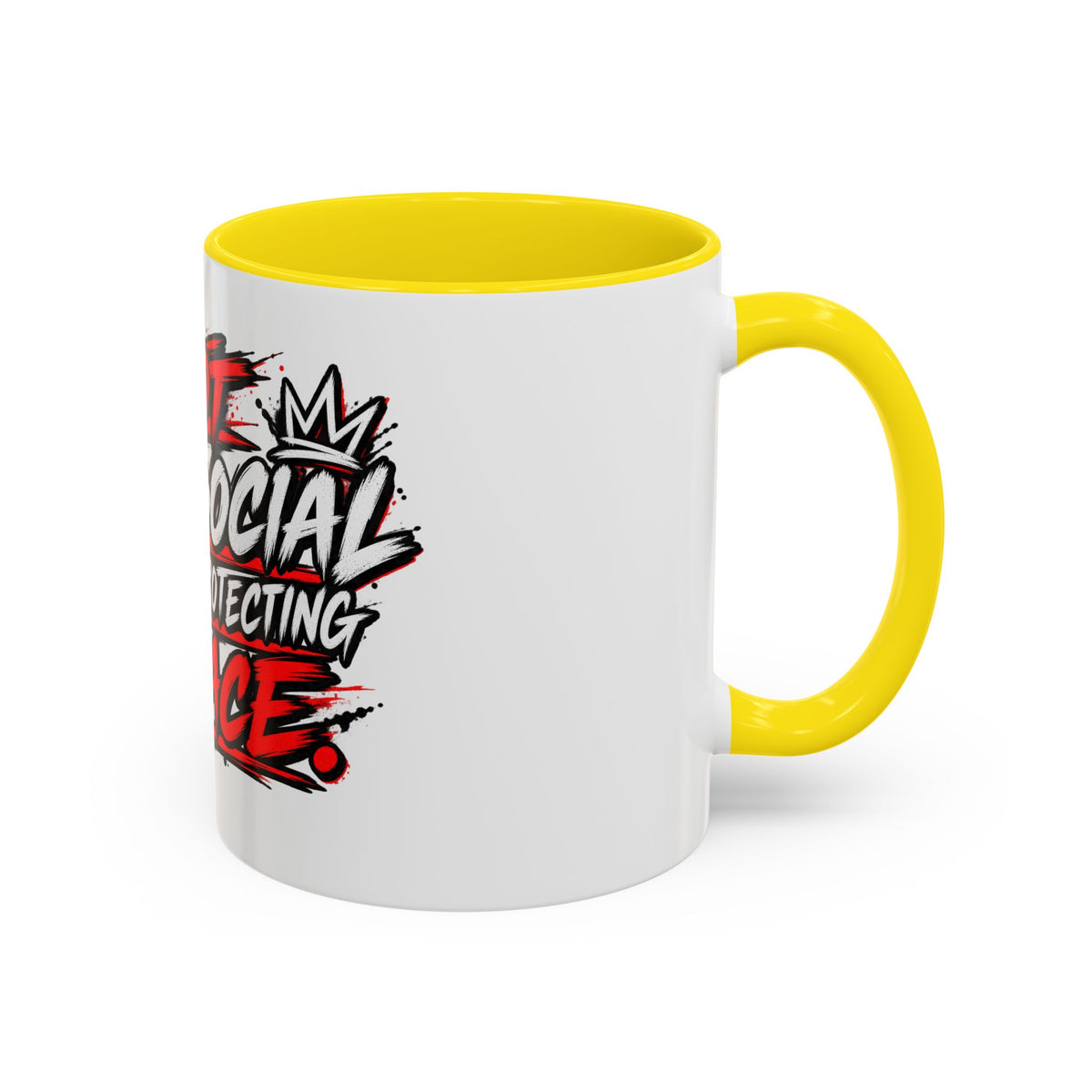 "Not Antisocial, I’m Just Protecting My Peace" Coffee Mug