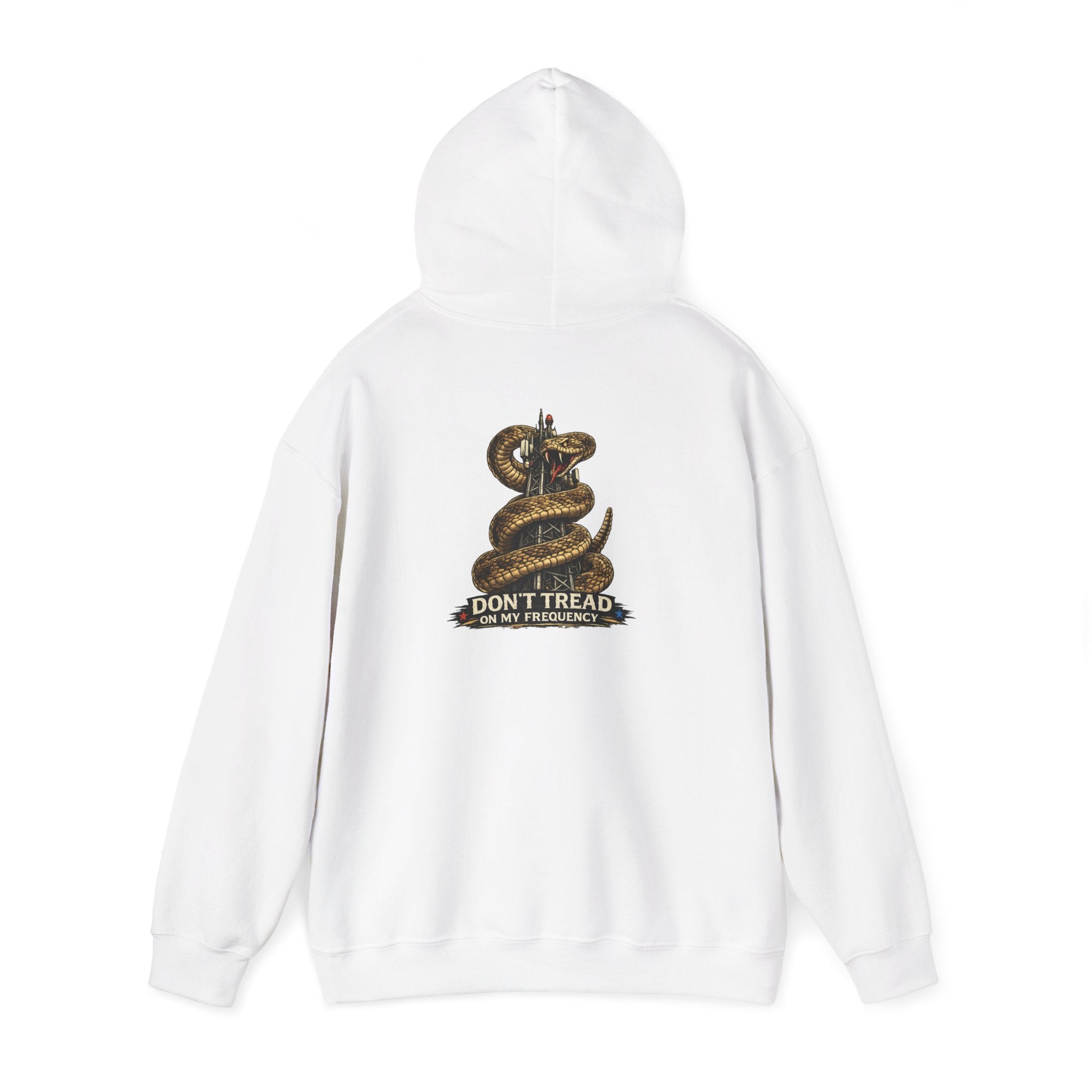 Hoodie — 'Don't Tread On My Freedoms' Coiled Snake Graphic Hoodie