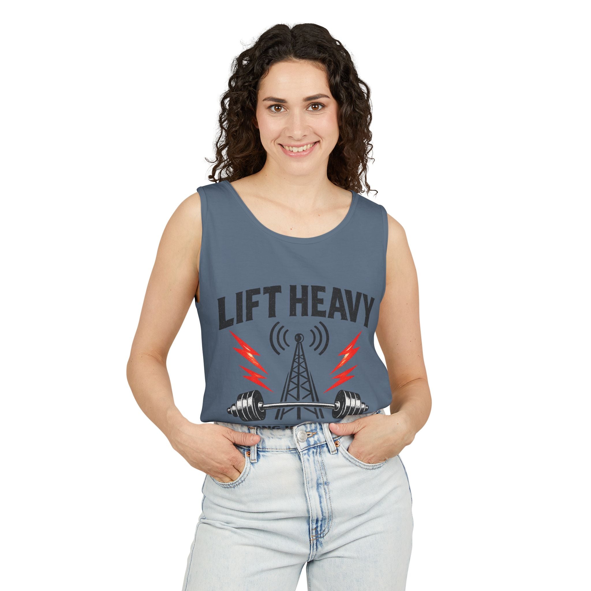 "Lift Heavy, Strong Is The Goal" Tank Top