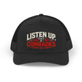 Listen Up Comrades Mesh Hat