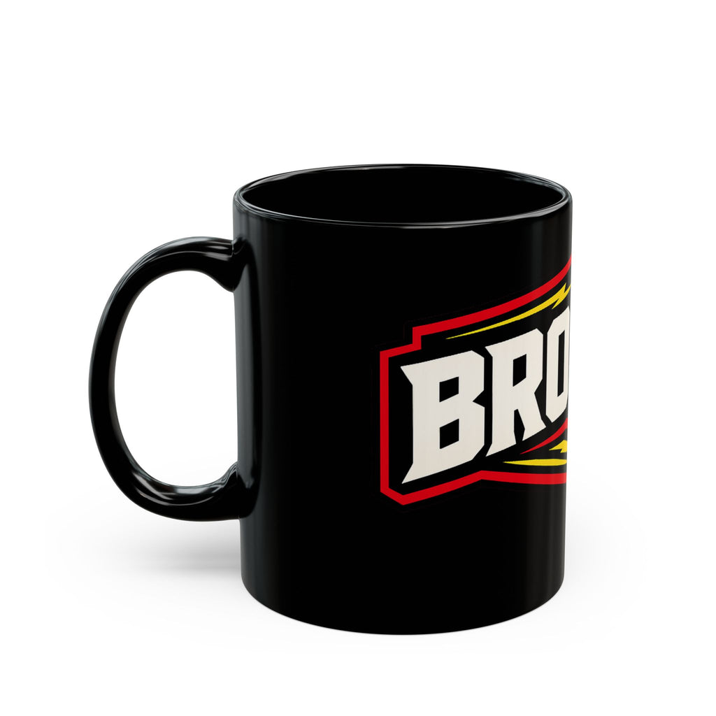 Broster Black Coffee Mug