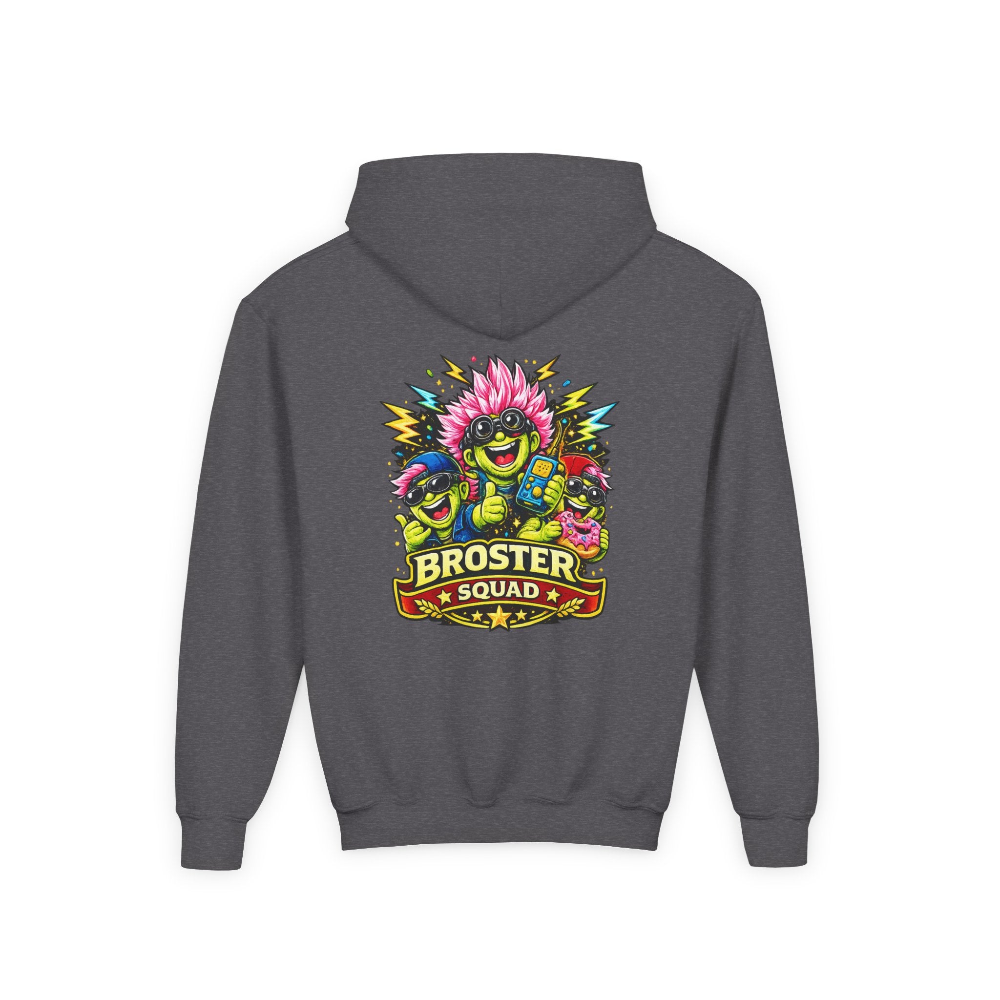Broster Squad Neon Youth Hoodie