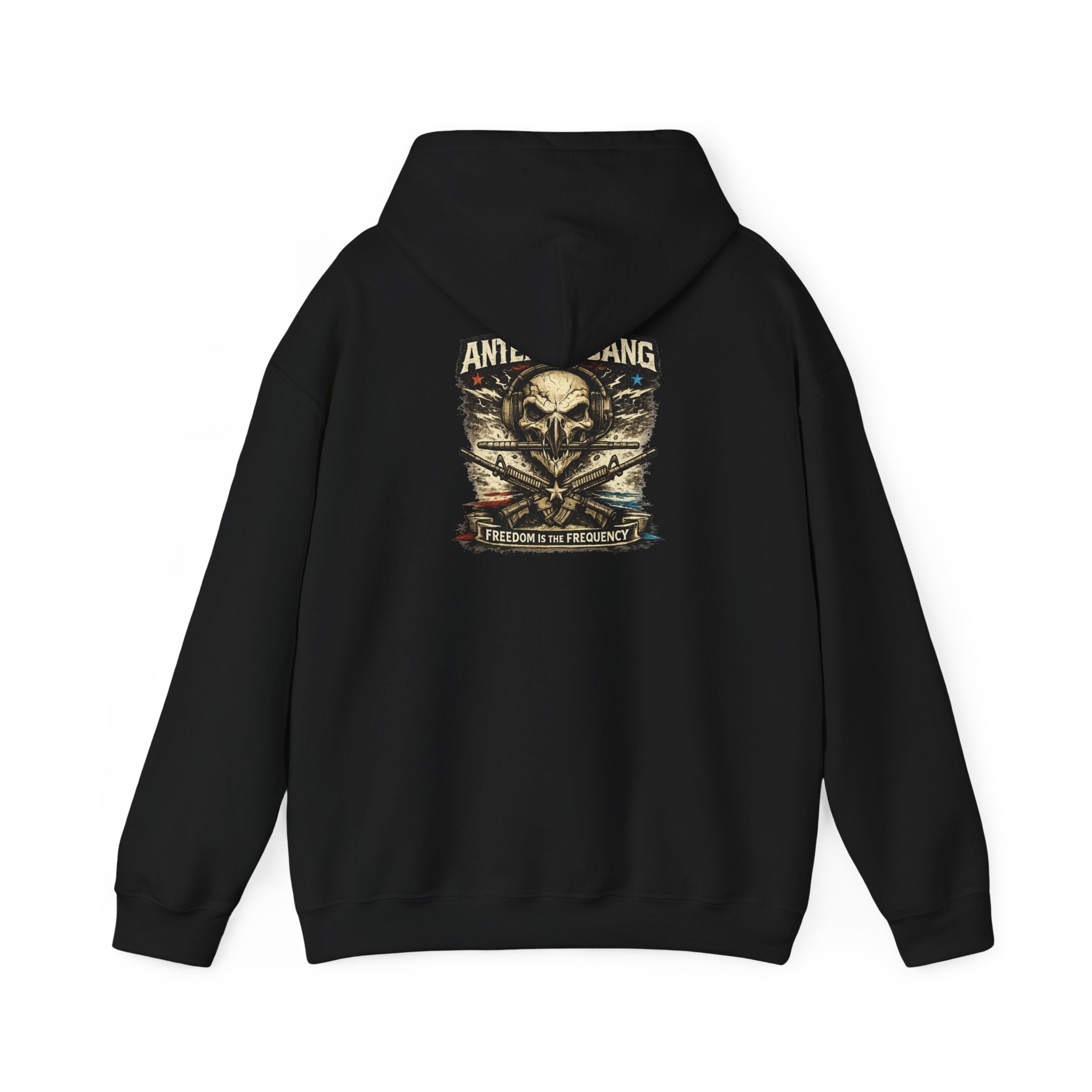 Antenna Gang Skull & Crossed Rifles Hoodie