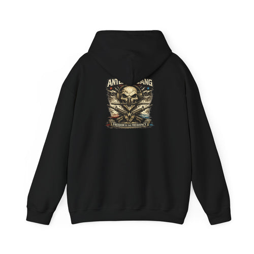 Antenna Gang Skull & Crossed Rifles Hoodie