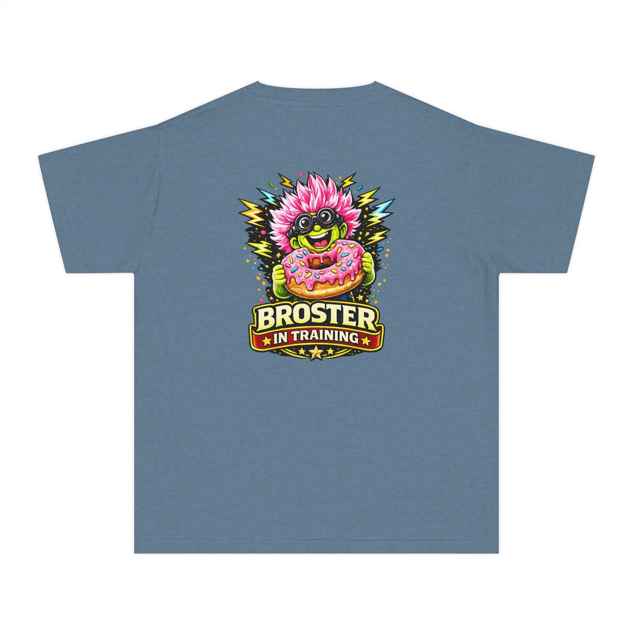 "Broster In Training" Cute Monster Donut Youth T-Shirt